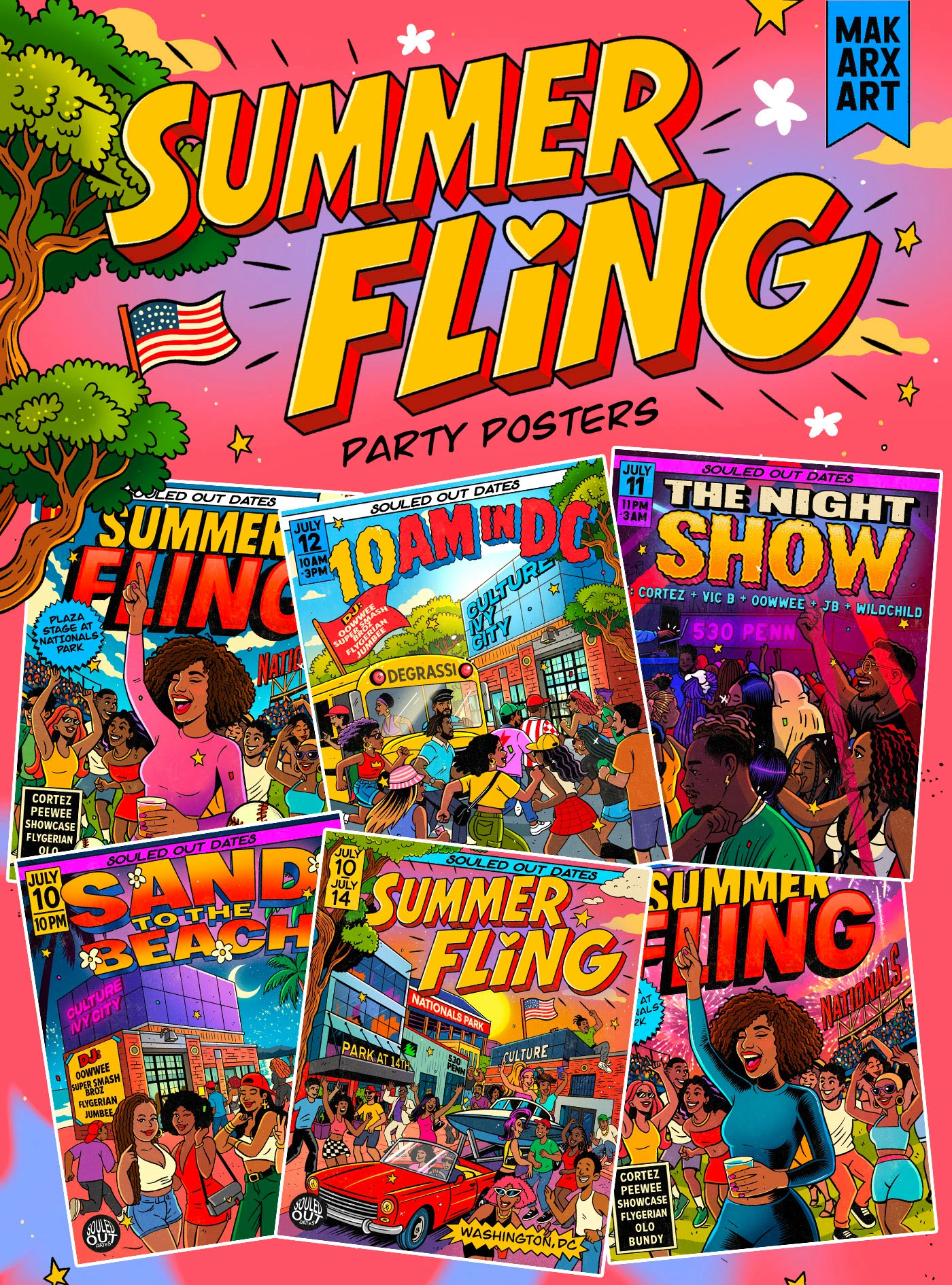 Афиши Мероприятий в Комикс Стиле — Изображение №1 — Иллюстрация на Dprofile