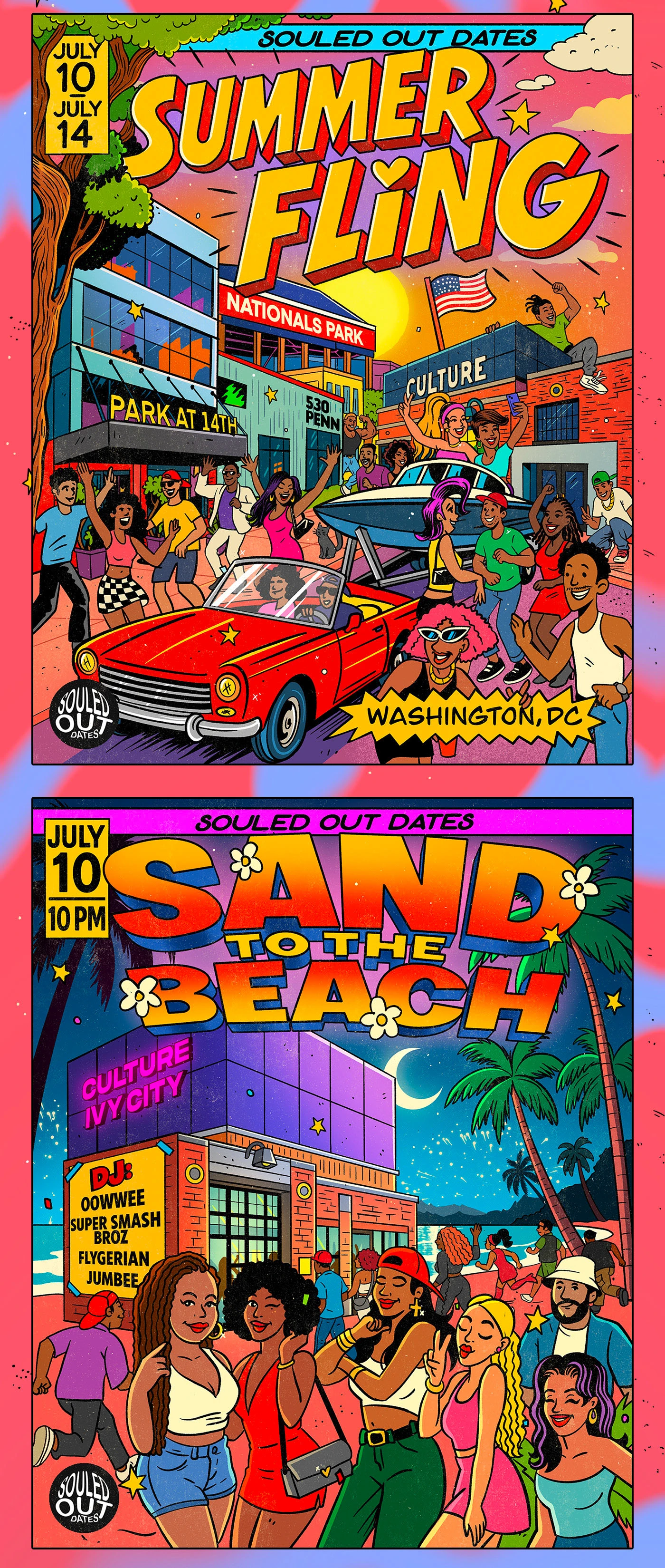 Афиши Мероприятий в Комикс Стиле — Изображение №2 — Иллюстрация на Dprofile