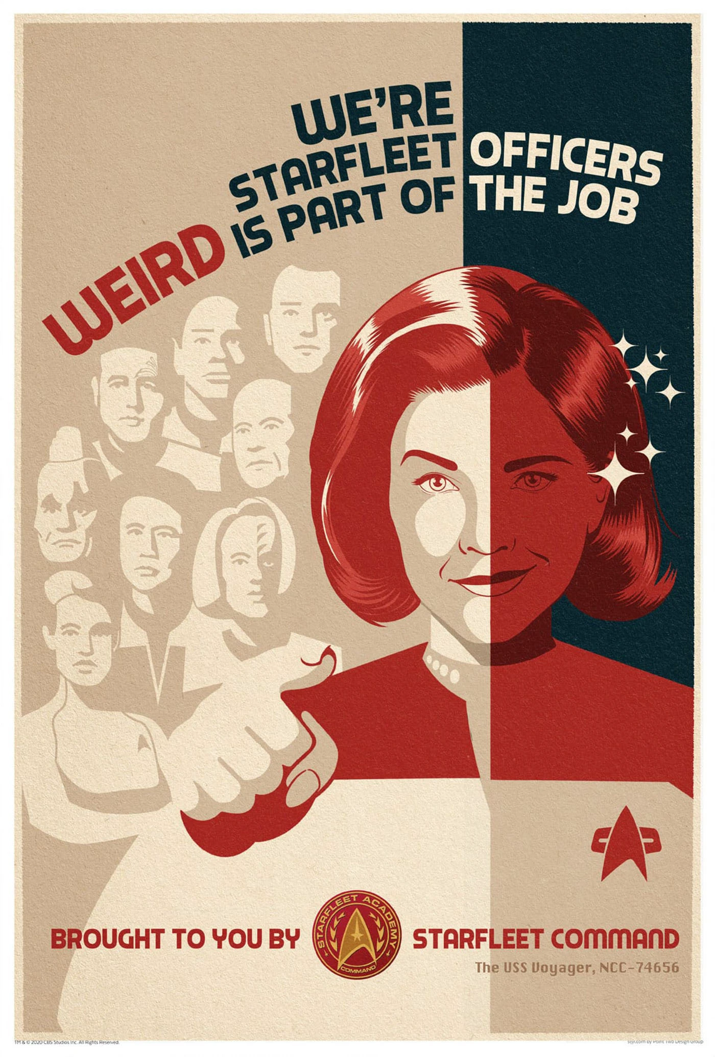 Постеры Star Trek в Винтажном Стиле — Изображение №5 — Иллюстрация на Dprofile