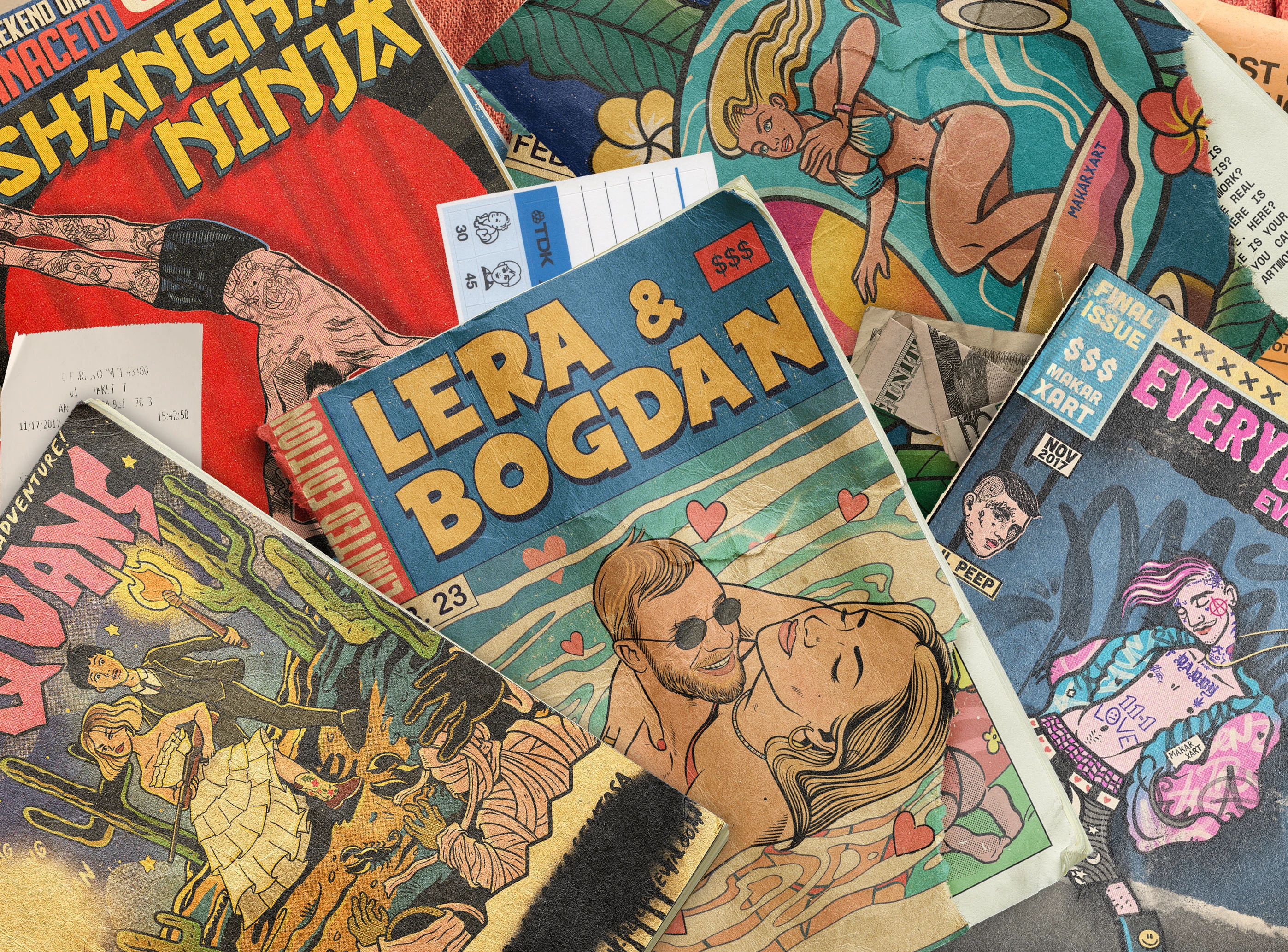 Иллюстрации в Стиле Обложки Комиксов — Изображение №1 — Иллюстрация на Dprofile