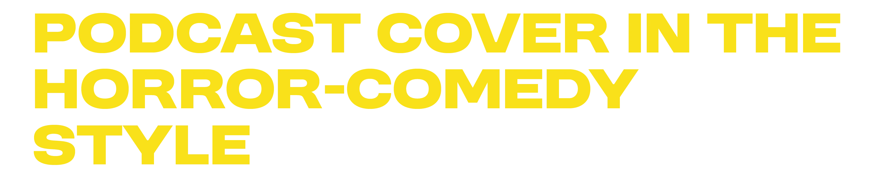 Обложка Для Подкаста В Стиле Комедийного Хоррора — Изображение №2 — Иллюстрация на Dprofile