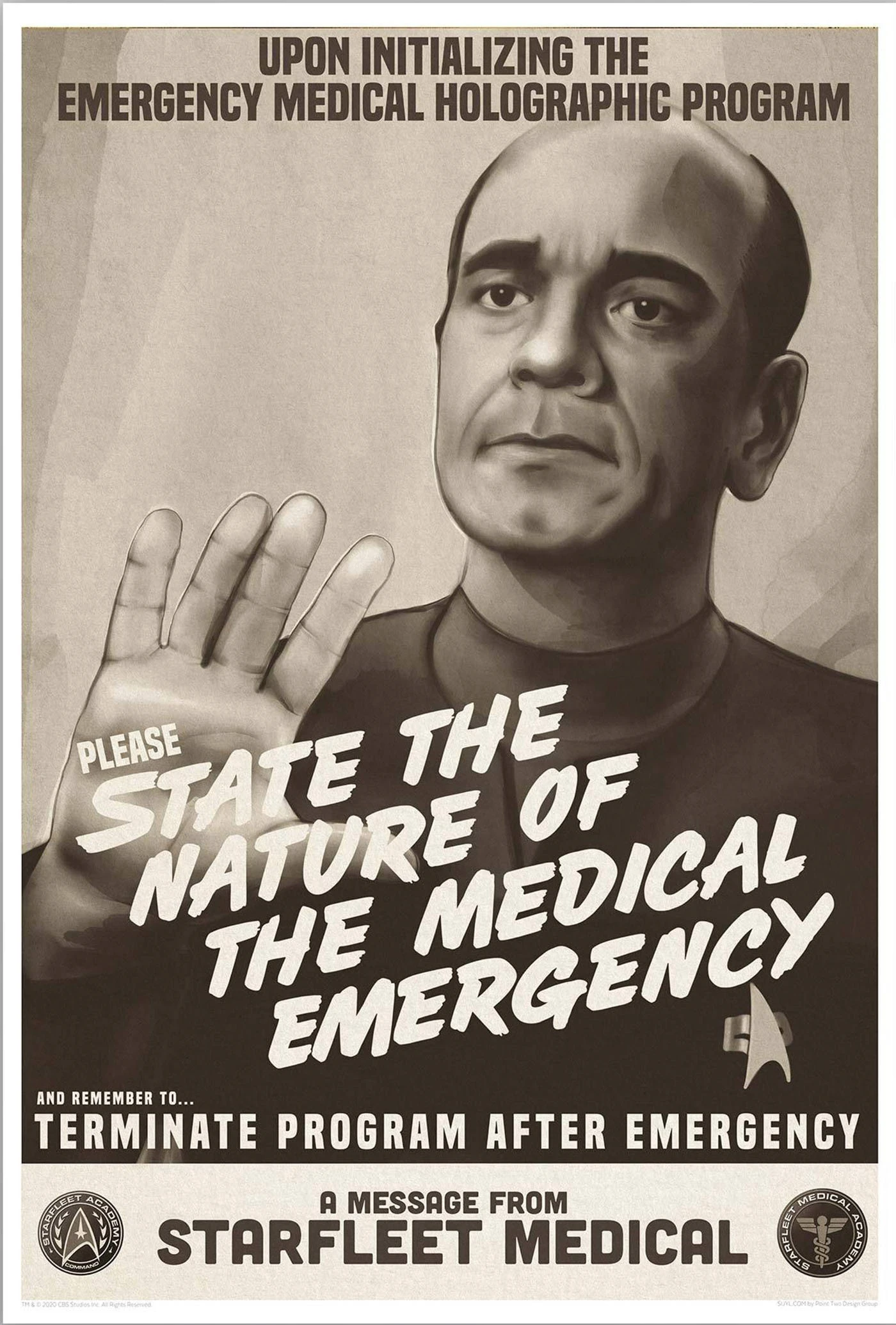 Постеры Star Trek в Винтажном Стиле — Изображение №9 — Иллюстрация на Dprofile