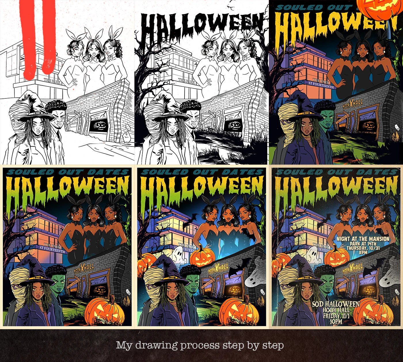Постеры в Комикс Стиле | Хэллоуин — Изображение №4 — Иллюстрация на Dprofile