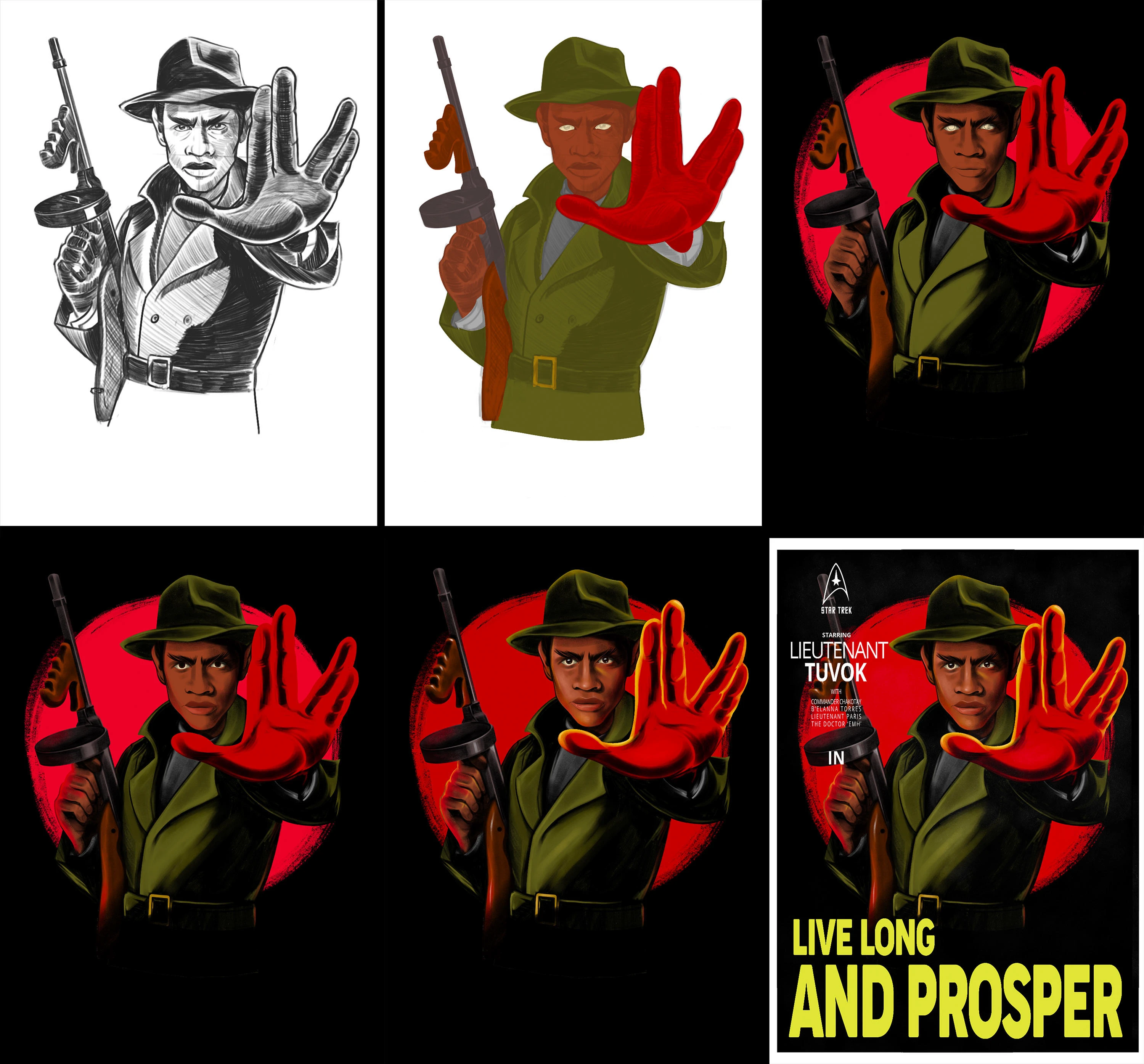 Постеры Star Trek в Винтажном Стиле — Изображение №11 — Иллюстрация на Dprofile
