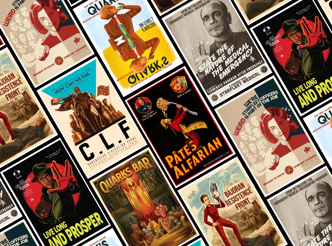 Постеры Star Trek в Винтажном Стиле — Изображение №1 — Иллюстрация на Dprofile