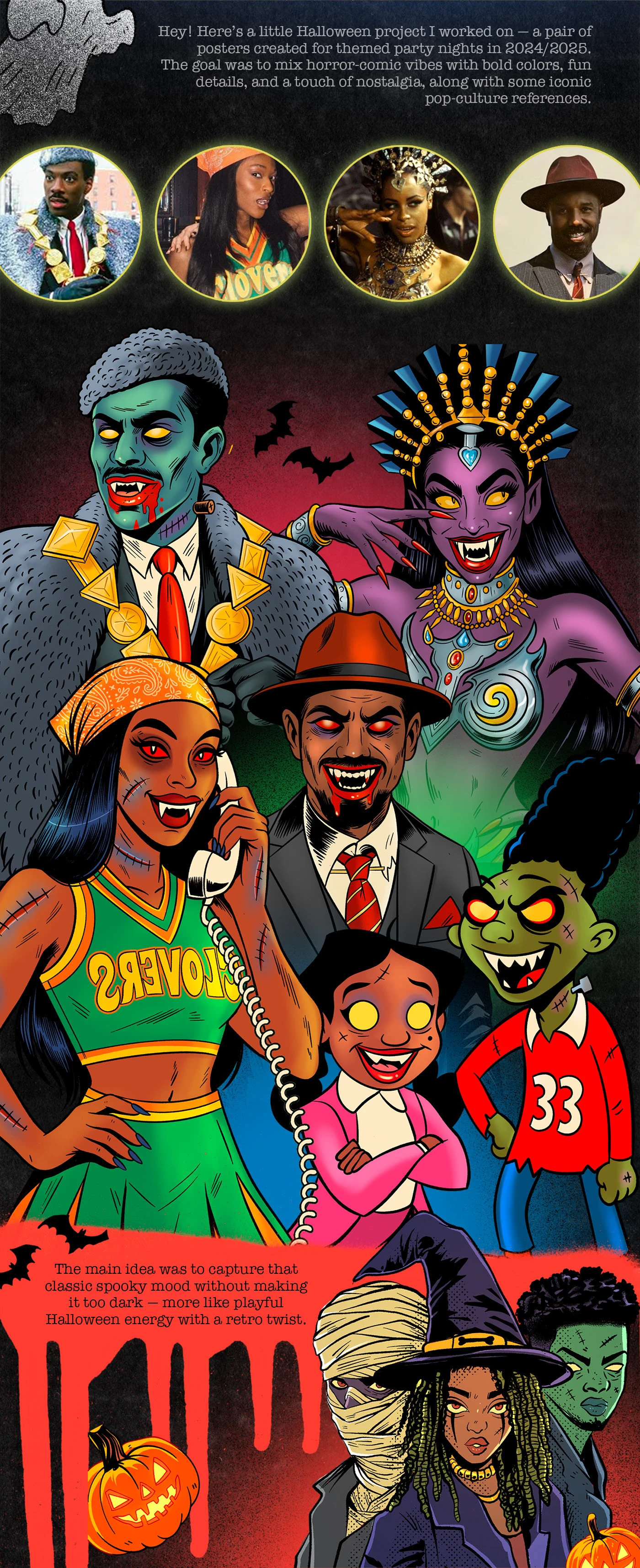 Постеры в Комикс Стиле | Хэллоуин — Изображение №3 — Иллюстрация на Dprofile