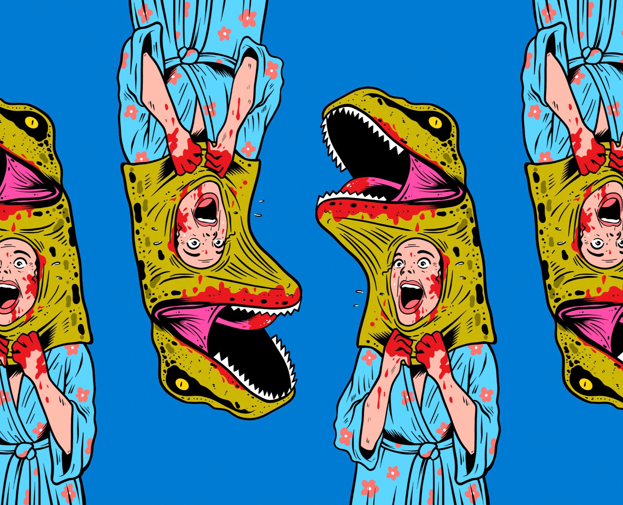 Обложка Для Подкаста В Стиле Комедийного Хоррора на Dprofile