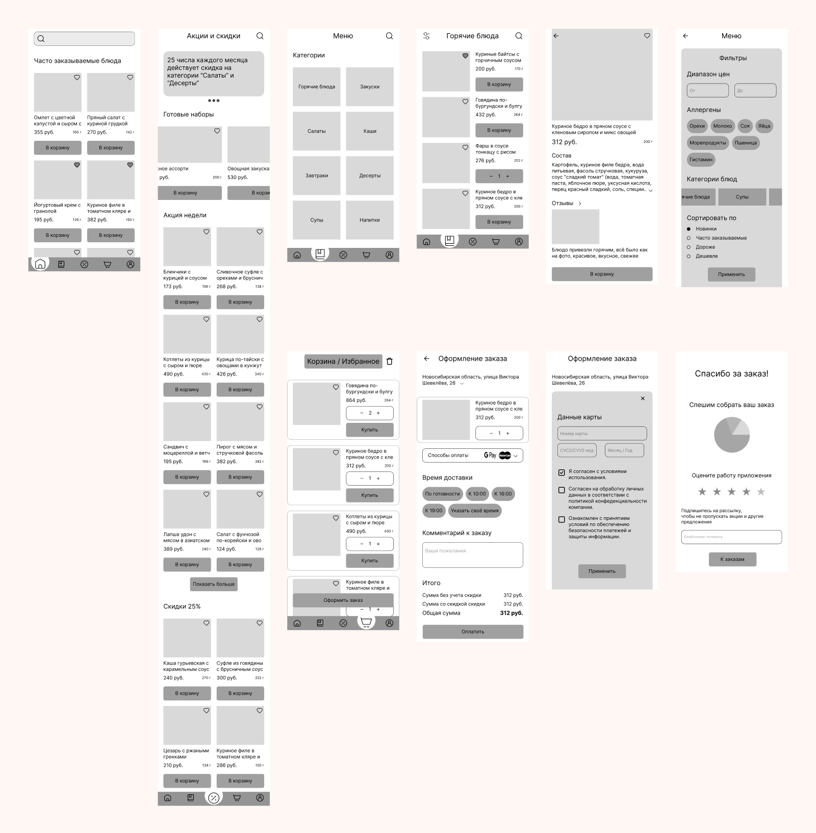 YouMeal — Изображение №4 — Интерфейсы на Dprofile