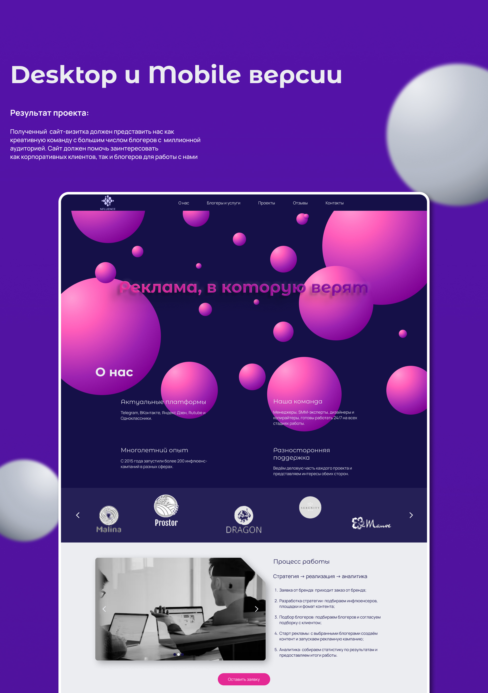 Nfluence — Изображение №8 — Интерфейсы на Dprofile