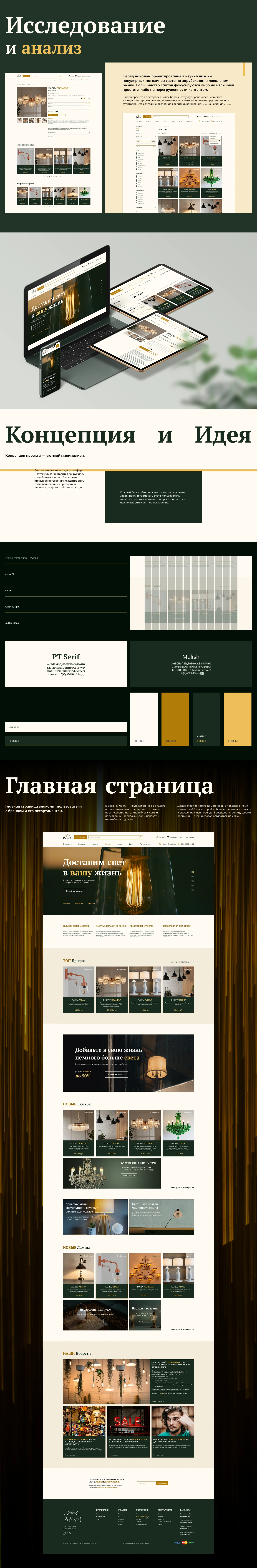 Интернет-магазин RuSvet — Изображение №3 — Интерфейсы на Dprofile