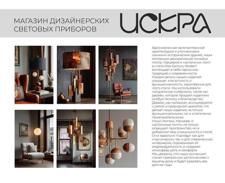 Салон света «Искра» — Брендинг на Dprofile