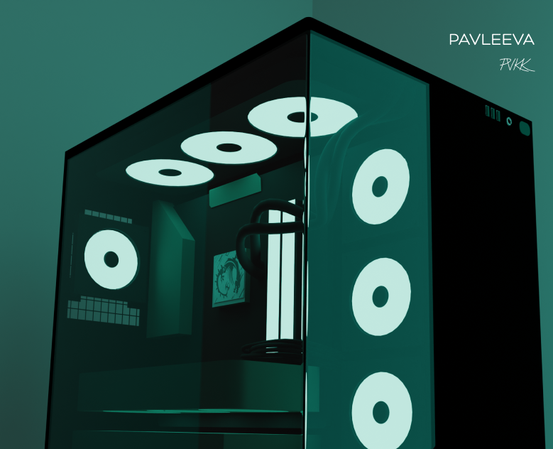 3D модель пк — 3D, Промдизайн на Dprofile