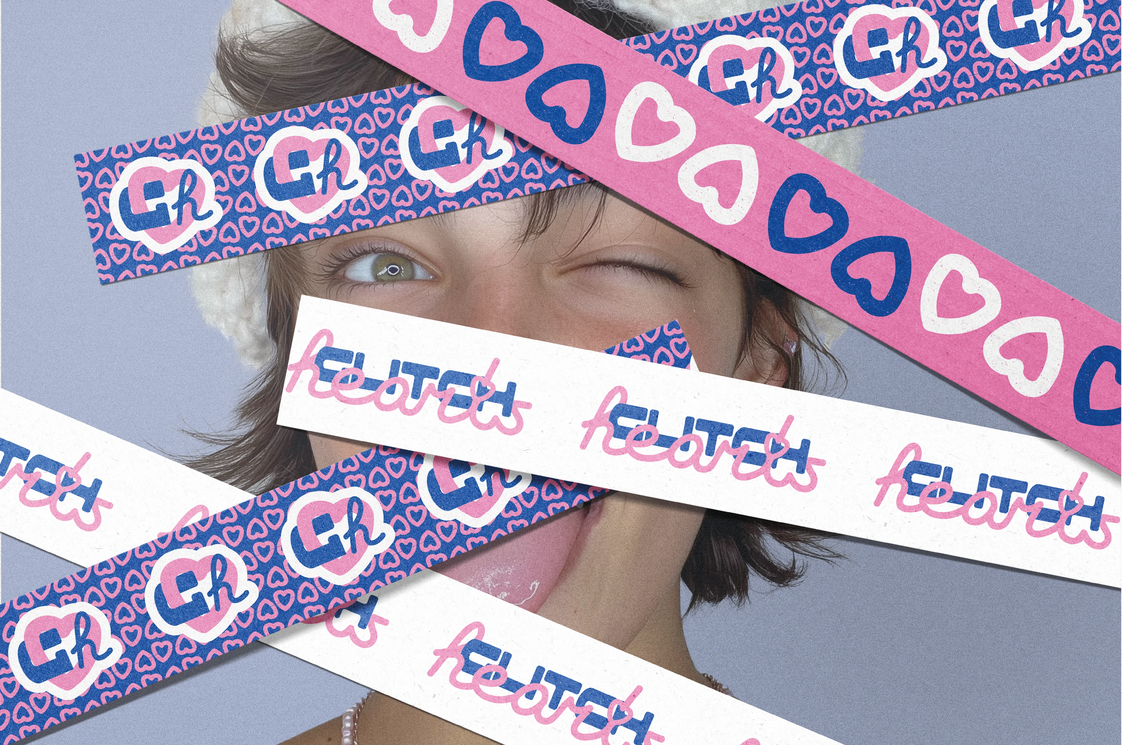 Glitch hearts // brand Identity & jewelry Design — Изображение №7 — Брендинг на Dprofile