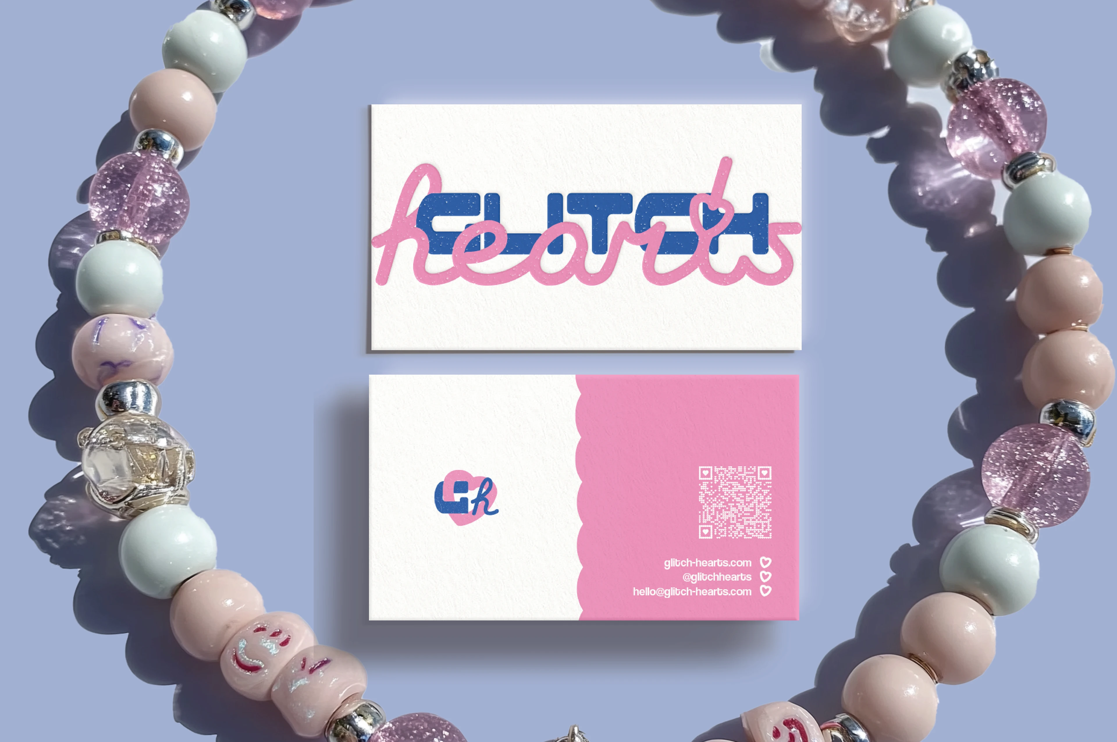 Glitch hearts // brand Identity & jewelry Design — Изображение №5 — Брендинг на Dprofile