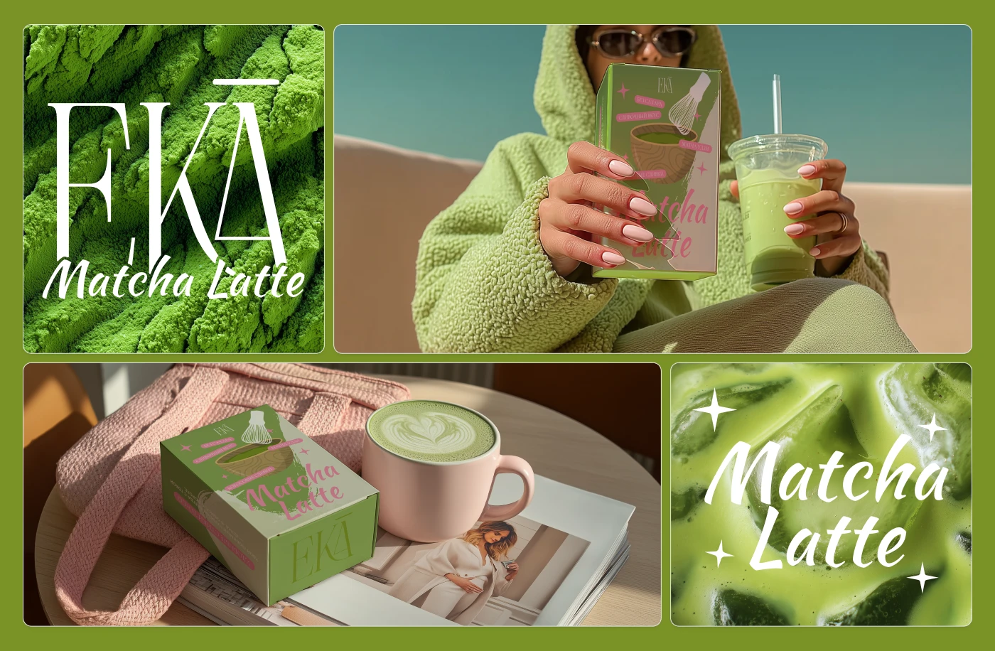 EKA Matcha | Packaging Design | RU — Изображение №1 — Брендинг на Dprofile