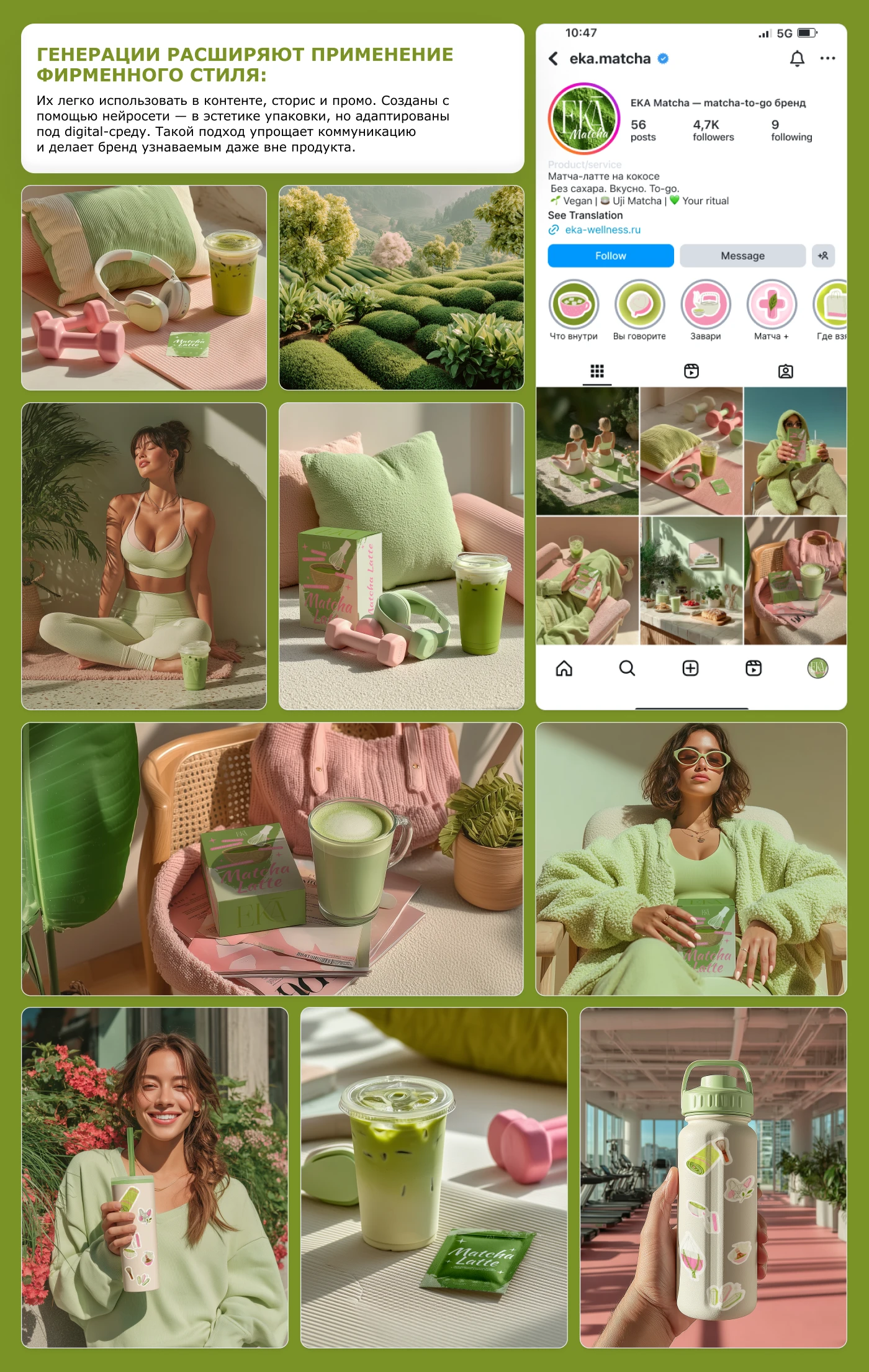 EKA Matcha | Packaging Design | RU — Изображение №13 — Брендинг на Dprofile