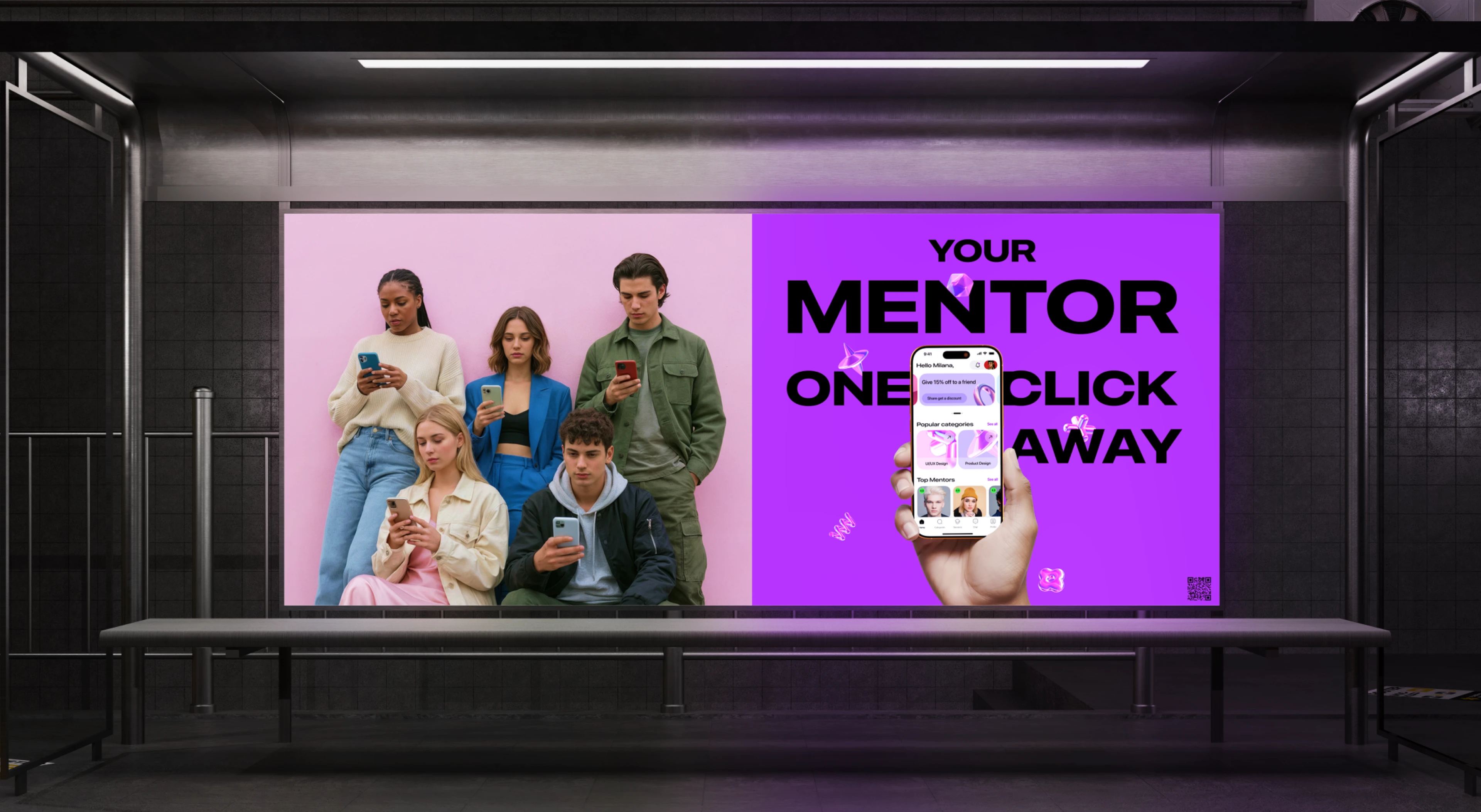 Education app design UX/UI ☞ [MentorUP] — Изображение №10 — Интерфейсы, Иллюстрация на Dprofile