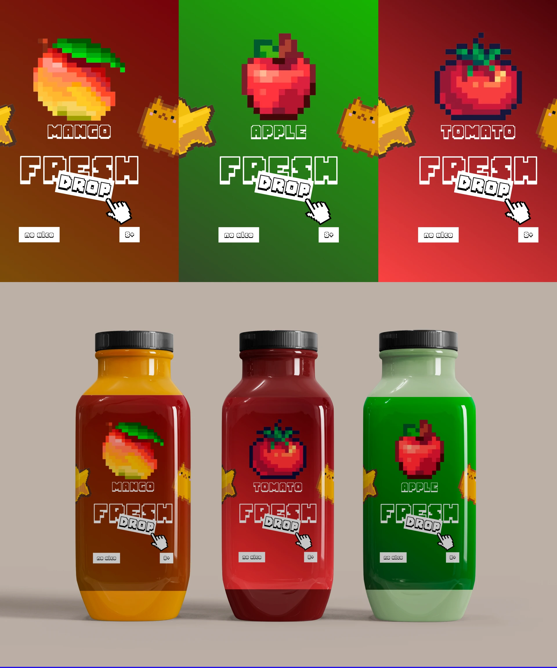 FreshDrop — Изображение №2 — Интерфейсы, Брендинг на Dprofile