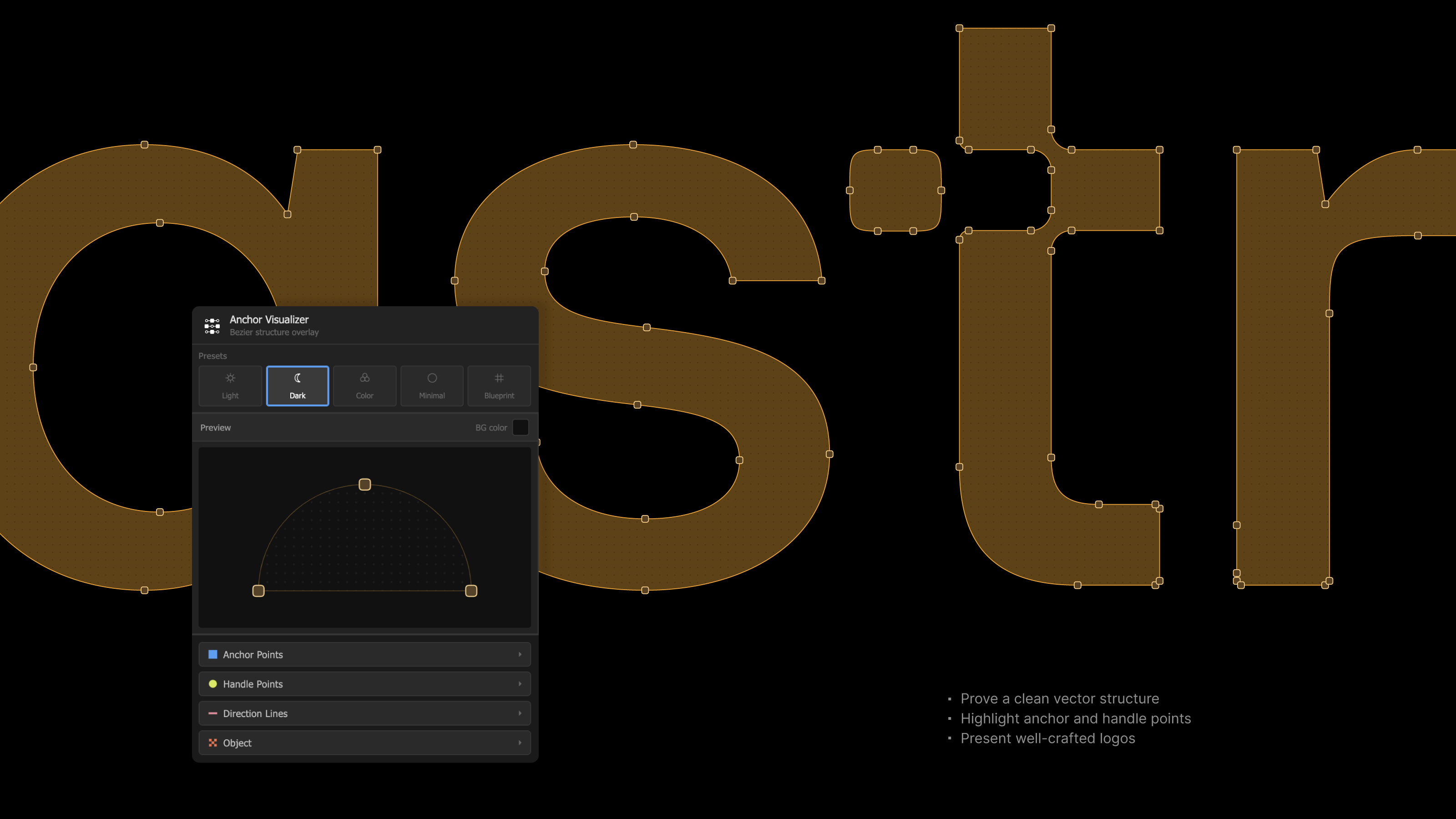 Anchor Visualizer — Bezier Overlay for Illustrator — Изображение №2 — Брендинг, Графика на Dprofile