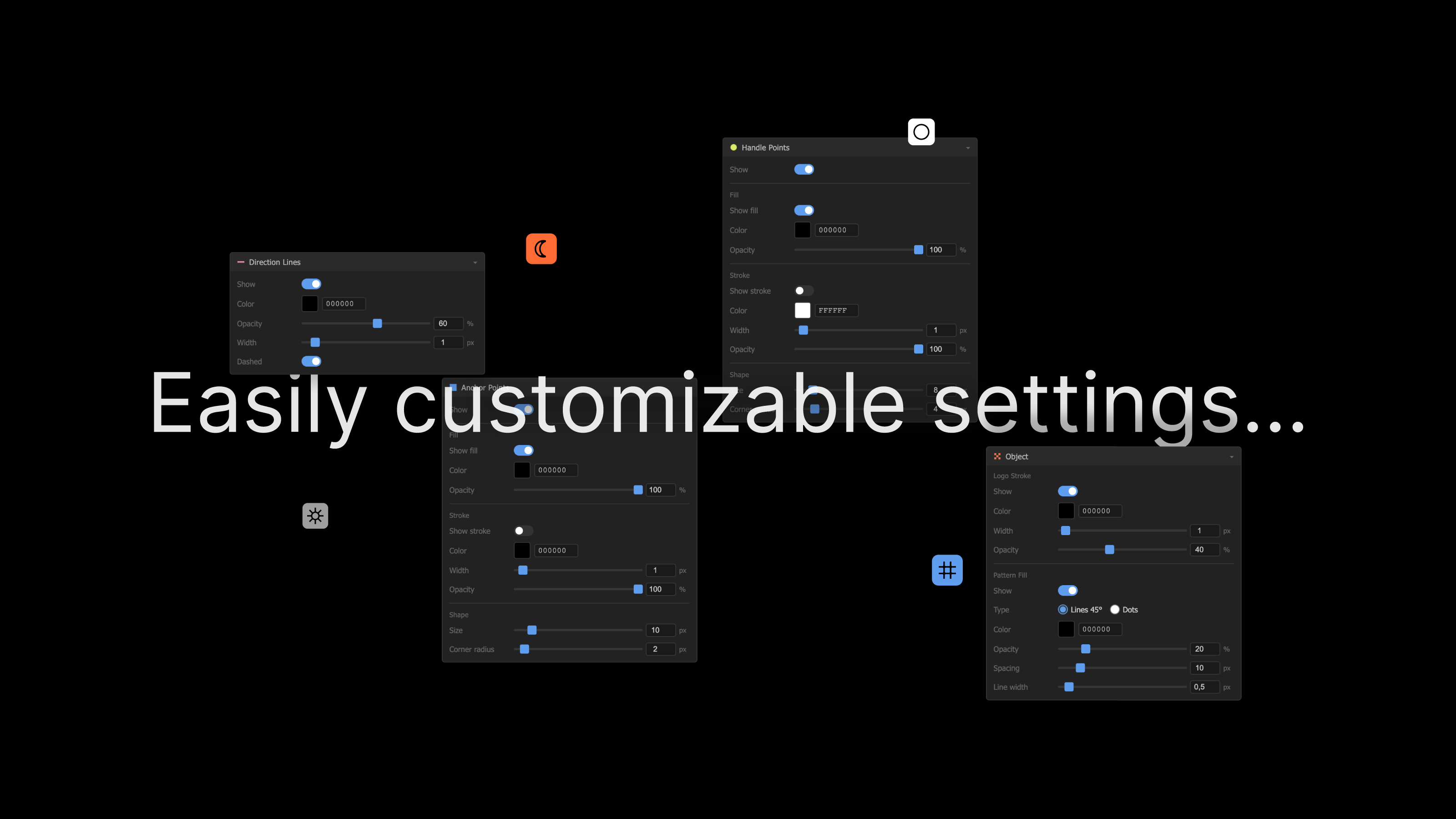 Anchor Visualizer — Bezier Overlay for Illustrator — Изображение №3 — Брендинг, Графика на Dprofile