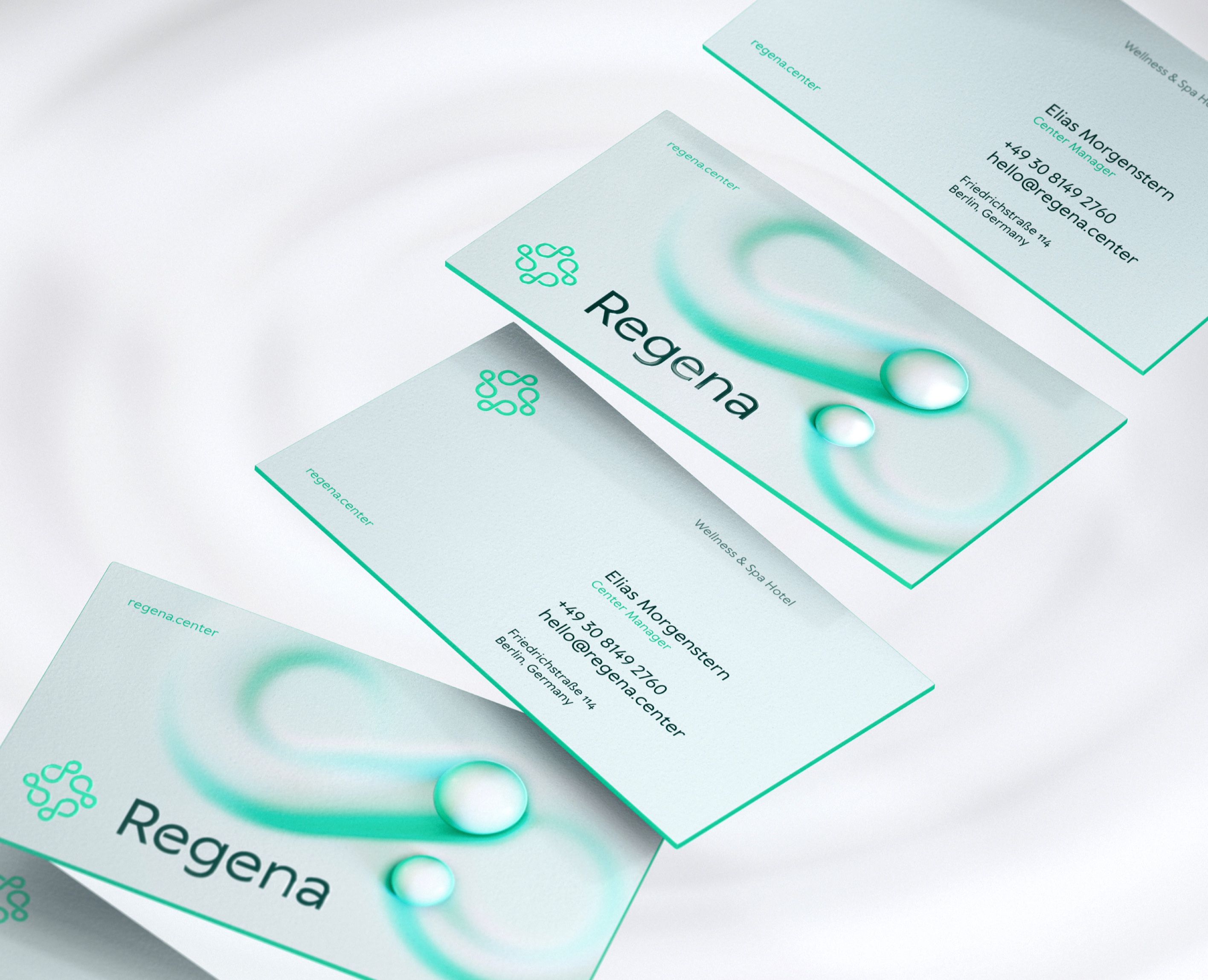Regena — Brand Identity for a Wellness & Spa Hotel — Брендинг на Dprofile