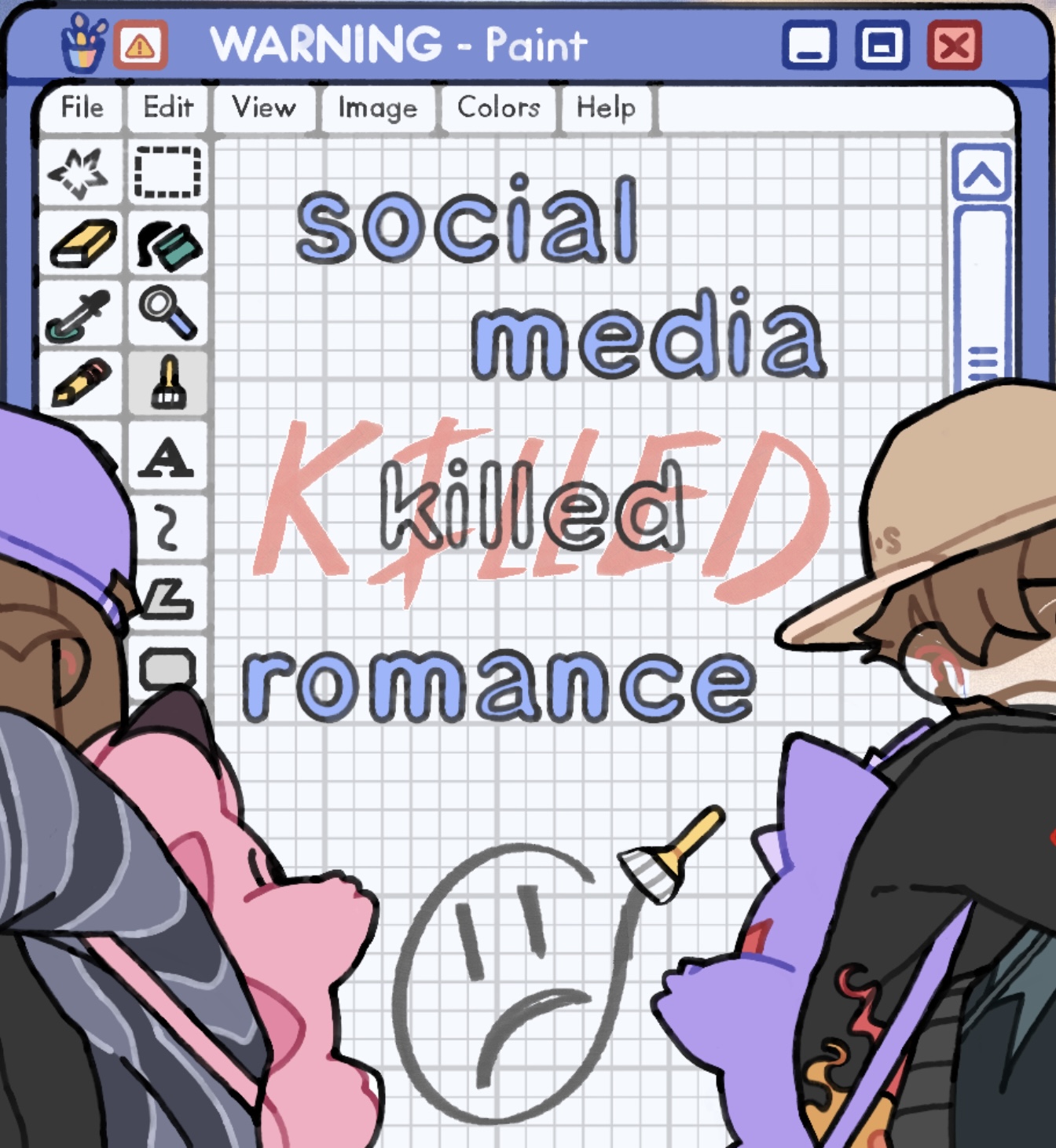 "social media killed romance" — Изображение №9 — Иллюстрация на Dprofile