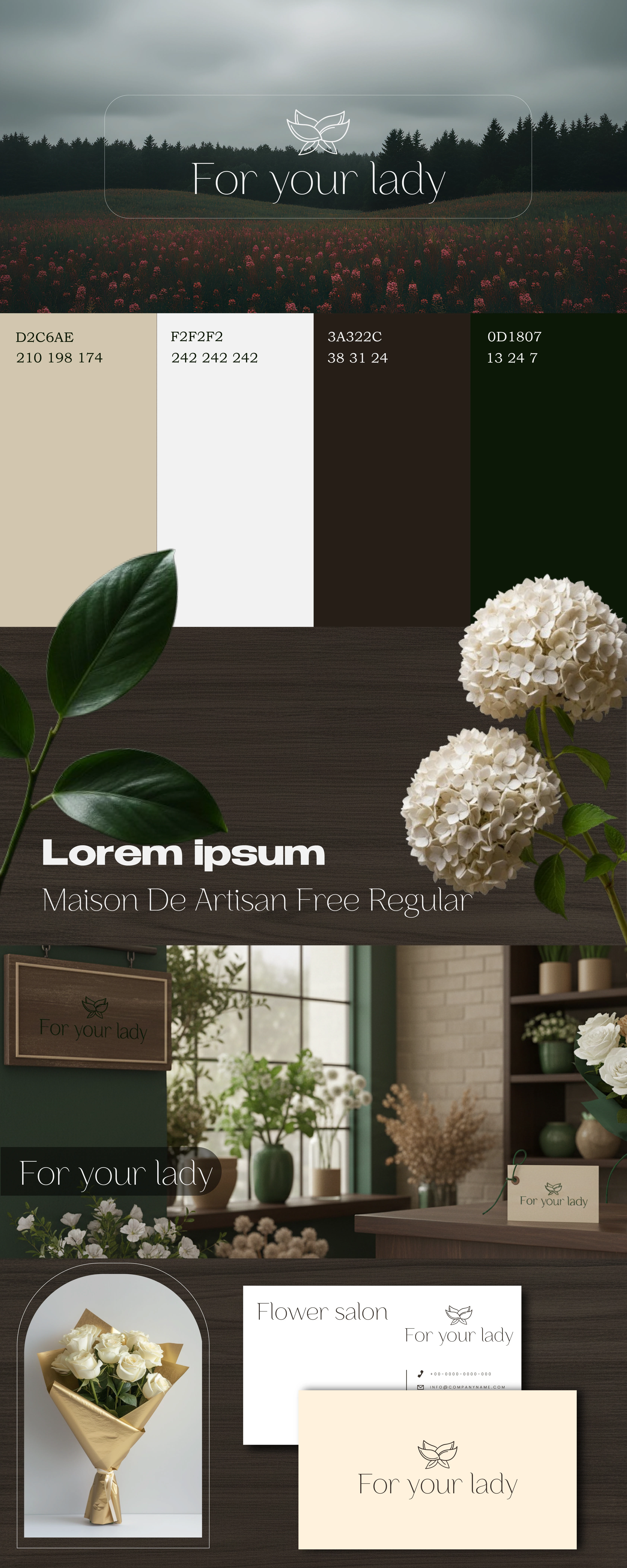 For Your Lady — Floral Identity — Изображение №1 — Брендинг на Dprofile