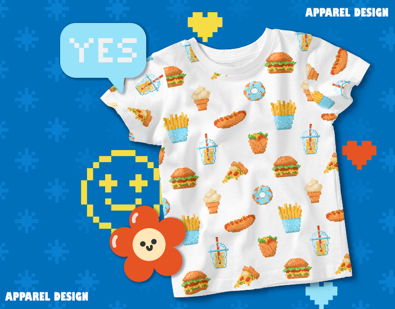 Pixel fast food — Изображение №5 — Иллюстрация на Dprofile