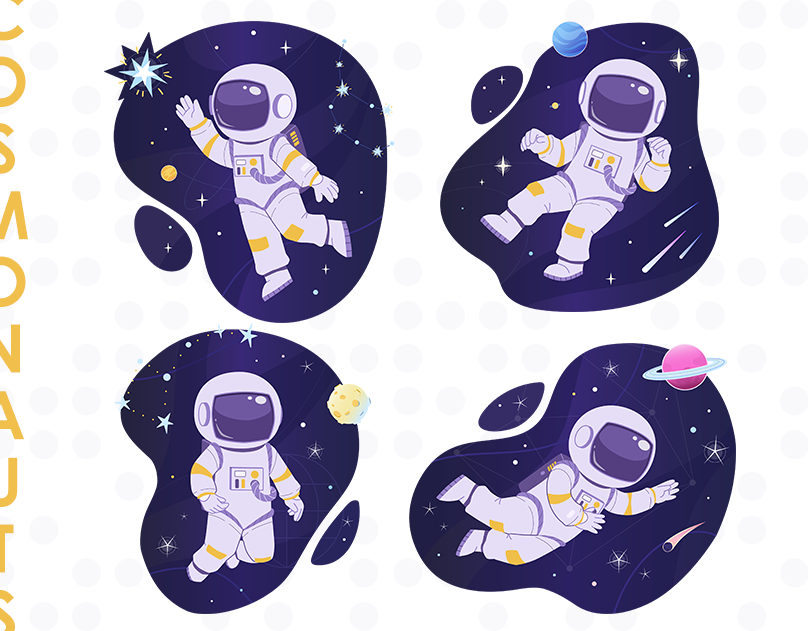 Space travelers — Изображение №5 — Иллюстрация на Dprofile