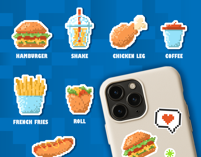 Pixel fast food — Изображение №2 — Иллюстрация на Dprofile