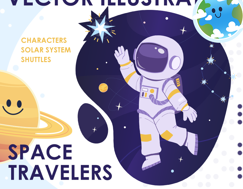 Space travelers — Изображение №1 — Иллюстрация на Dprofile