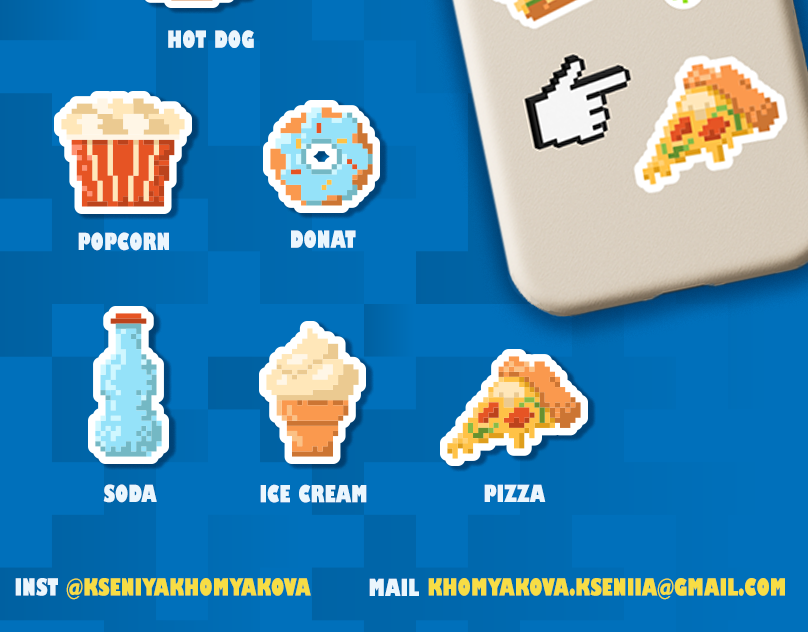 Pixel fast food — Изображение №3 — Иллюстрация на Dprofile