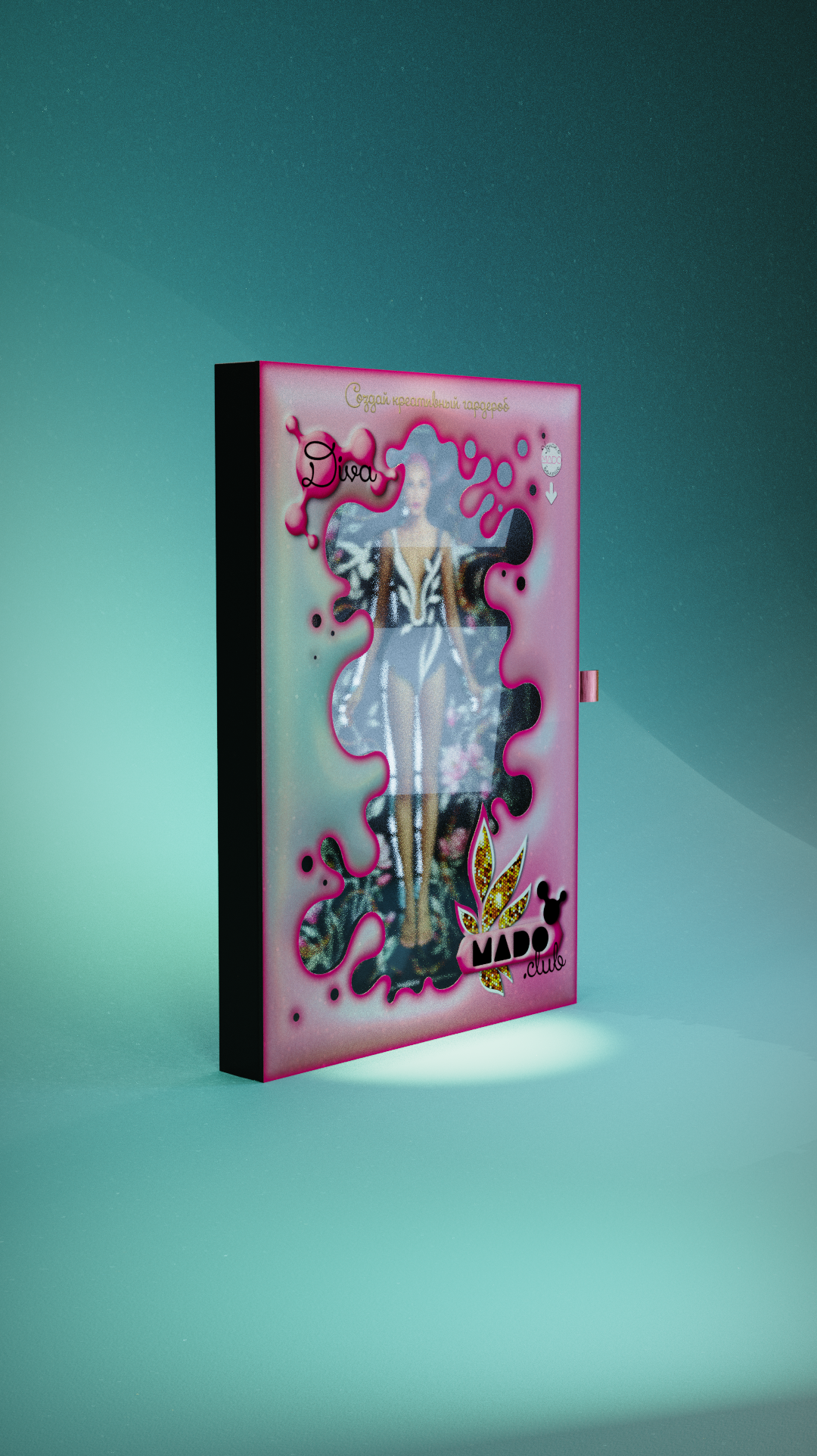 Яркая и выразительная серия упаковок для коллекции кукол “D… — Изображение №2 — Графика, 3D на Dprofile