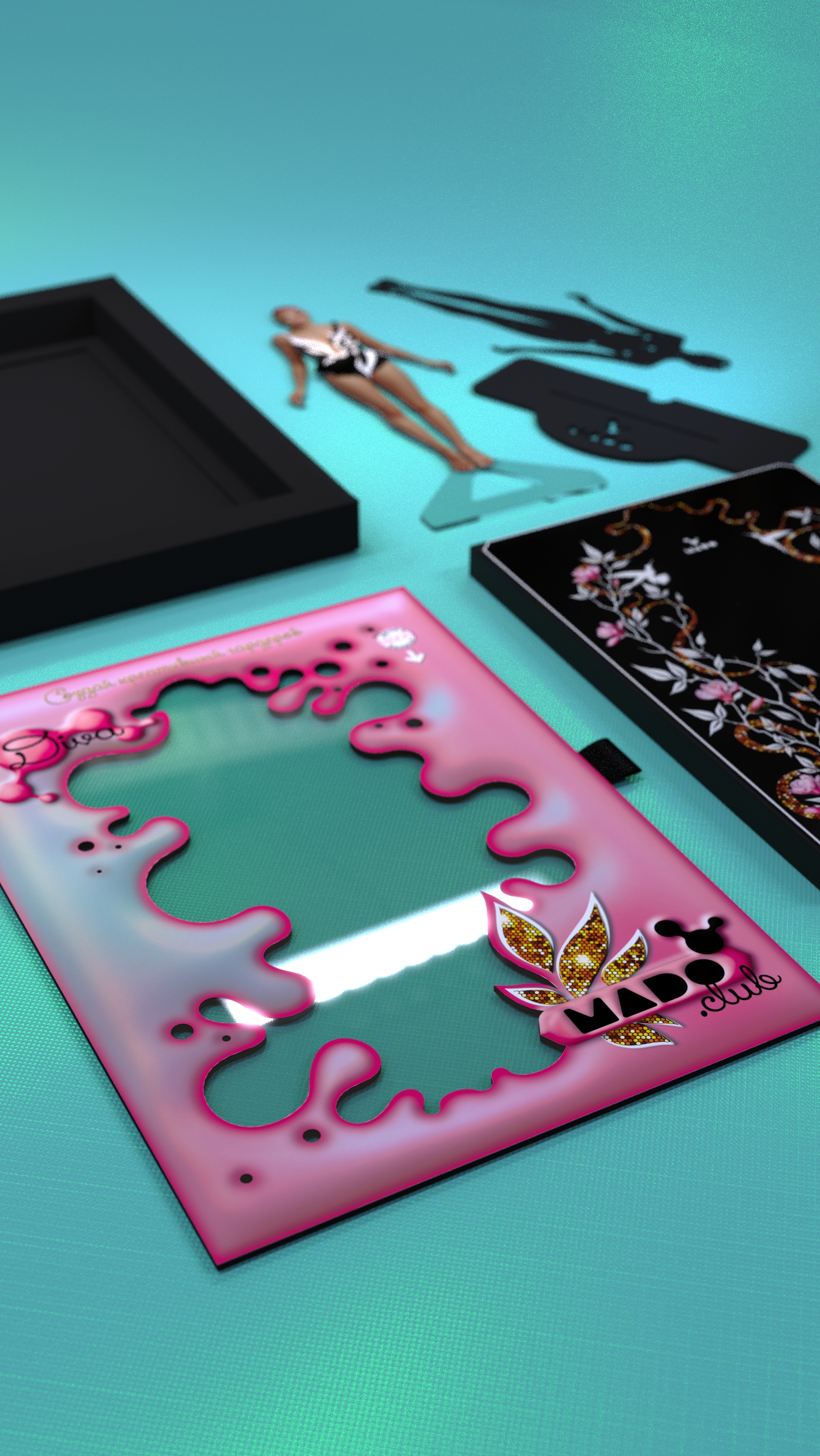 Яркая и выразительная серия упаковок для коллекции кукол “D… — Изображение №5 — Графика, 3D на Dprofile