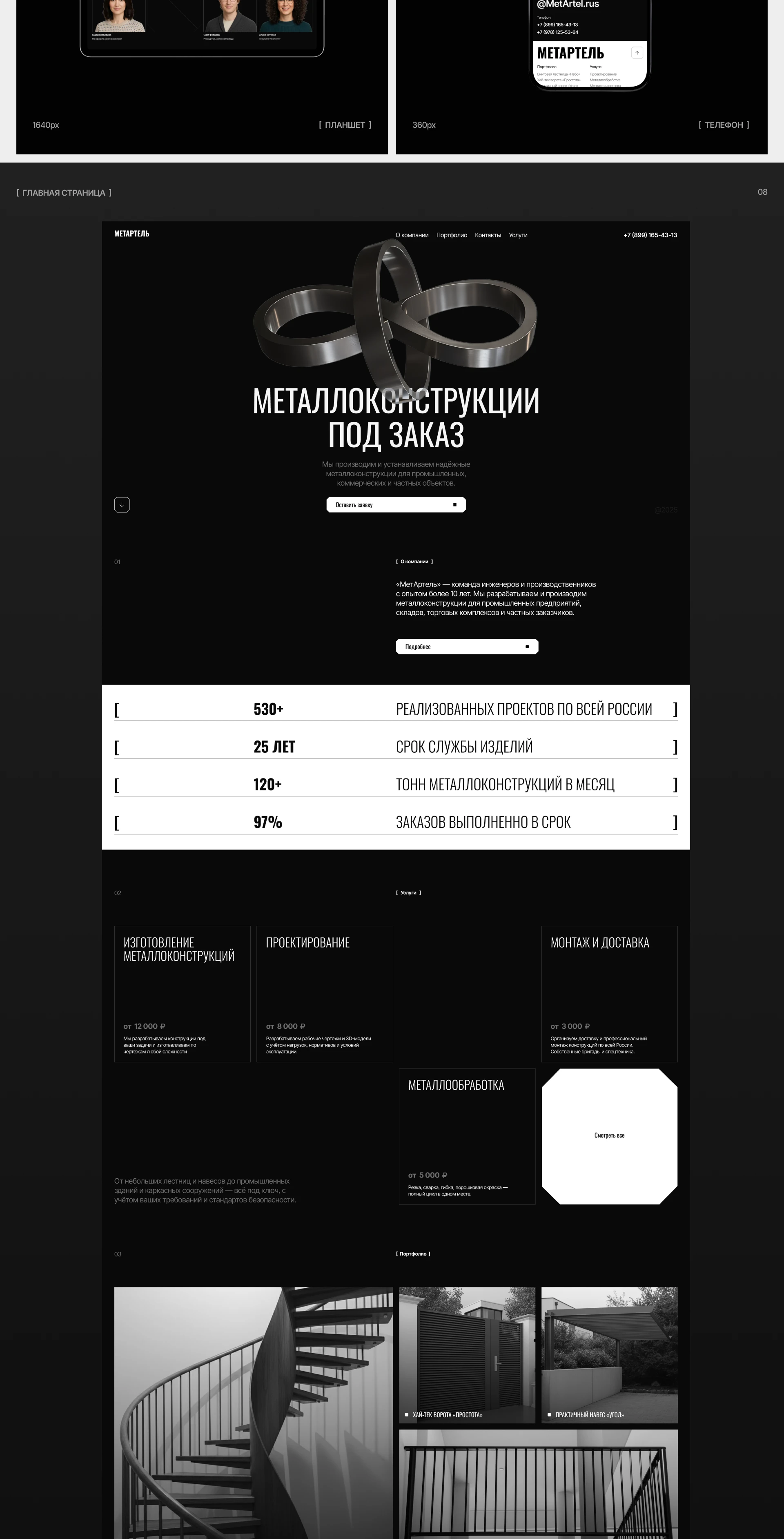 МЕТАРТЕЛЬ | non-commerce — Изображение №4 — Интерфейсы на Dprofile