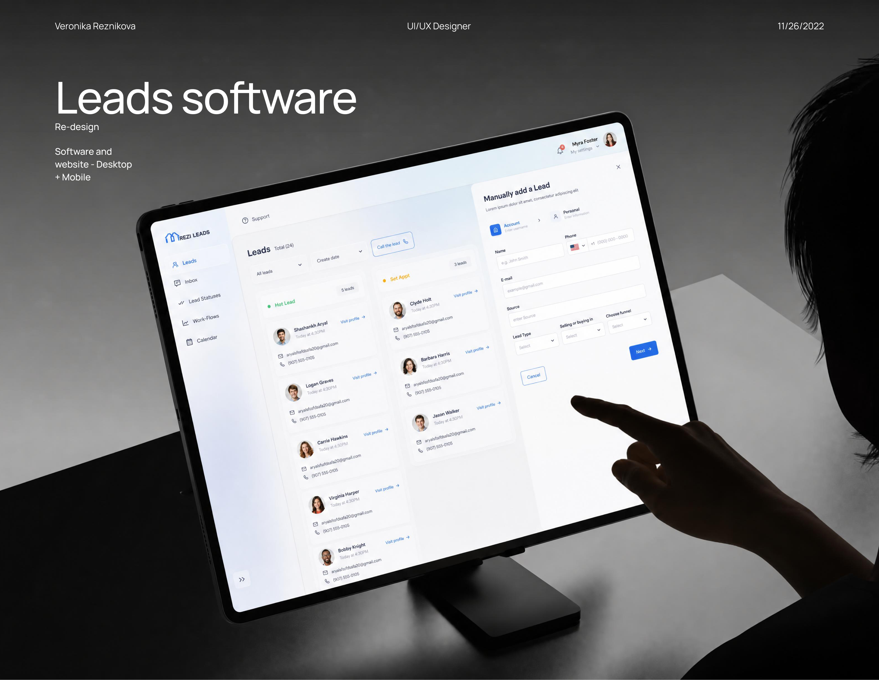 CRM Software — Изображение №1 — Интерфейсы на Dprofile