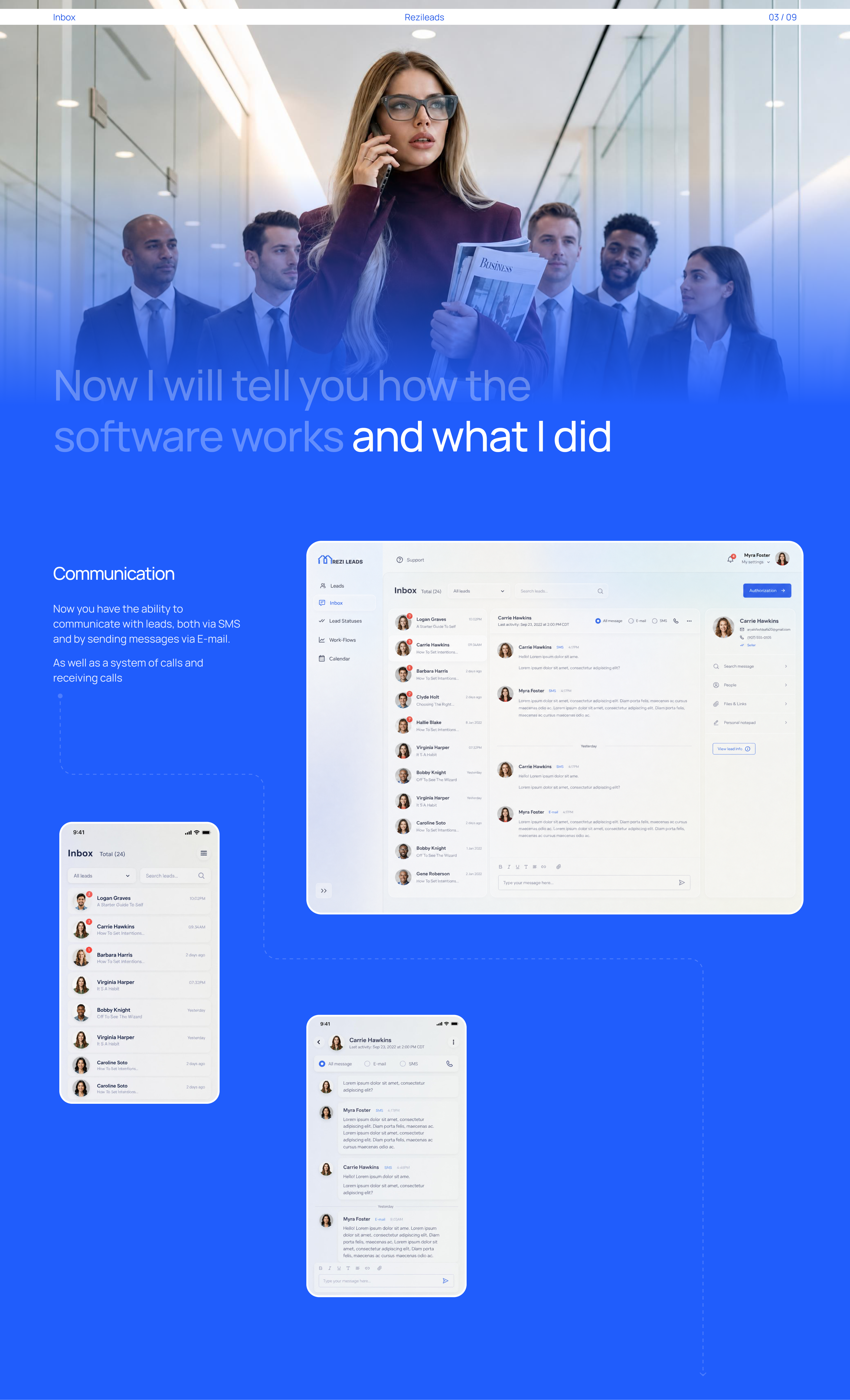 CRM Software — Изображение №4 — Интерфейсы на Dprofile