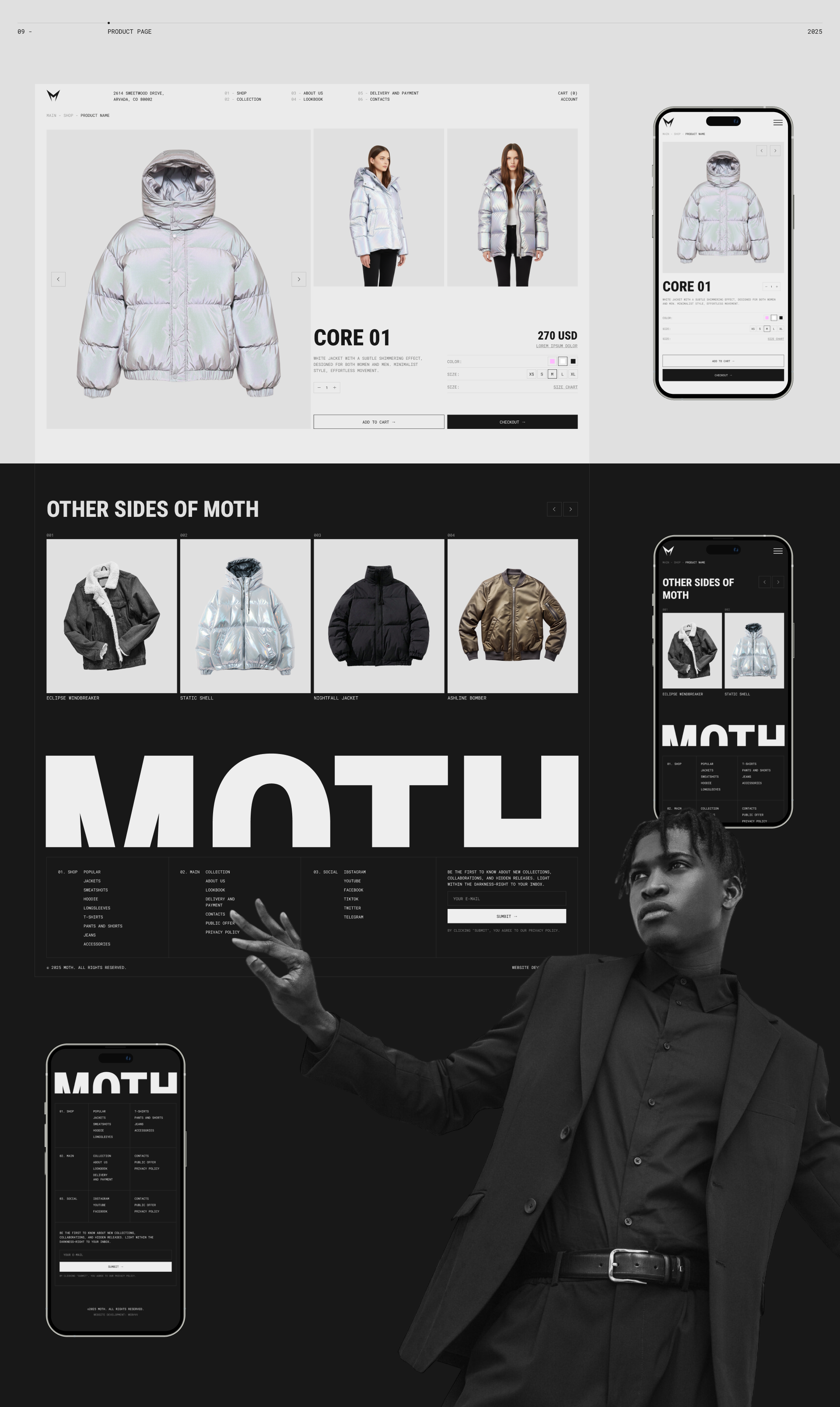 MOTH - Brand Store — Изображение №12 — Интерфейсы, Брендинг на Dprofile