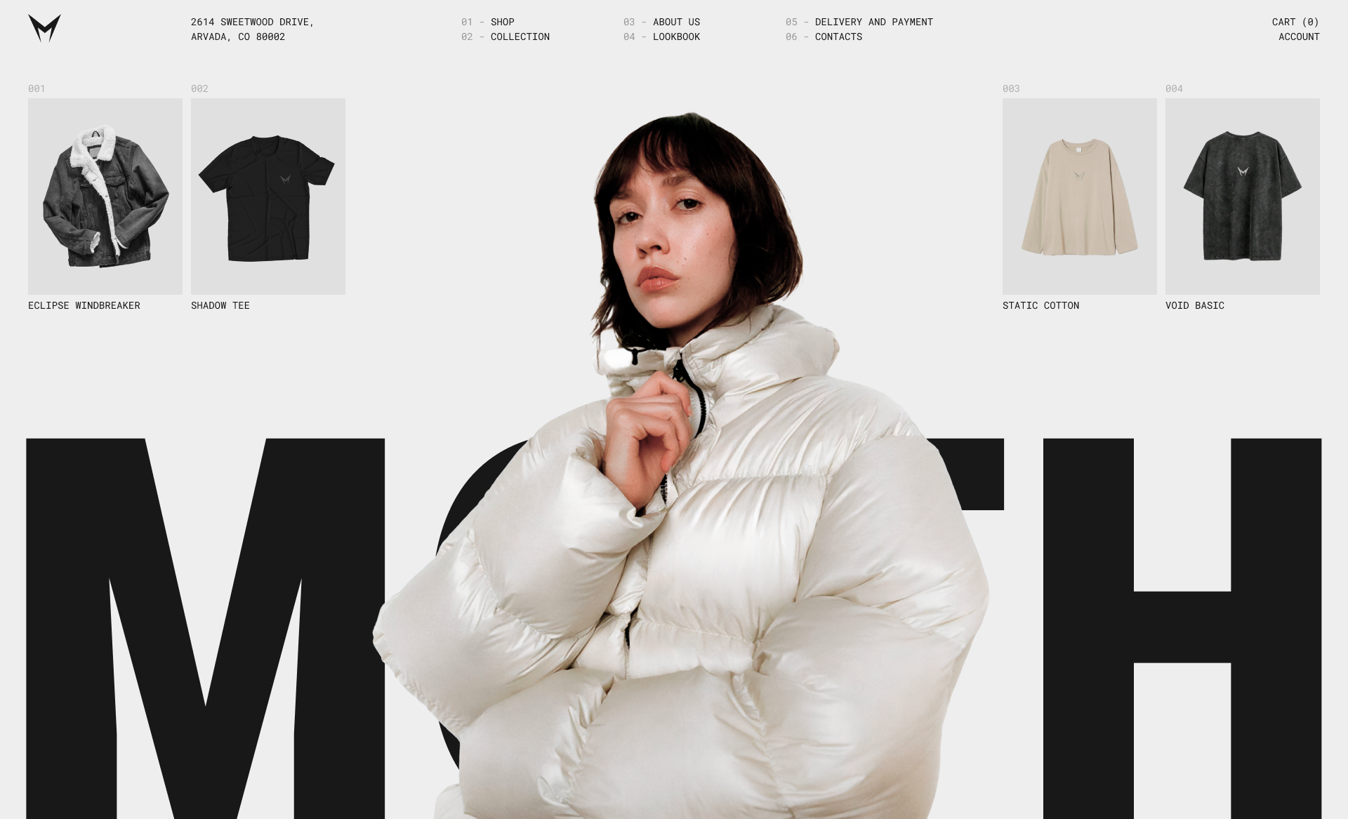 MOTH - Brand Store — Изображение №1 — Интерфейсы, Брендинг на Dprofile