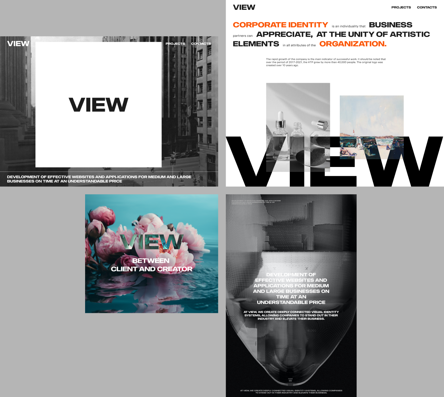 VIEW — Цифровое агентство — Изображение №2 — Интерфейсы, Брендинг на Dprofile