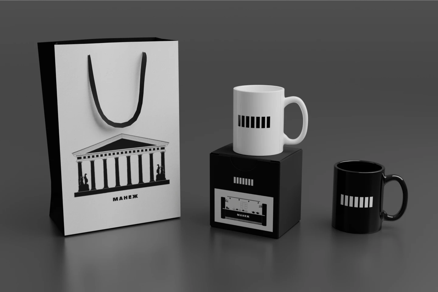 Мерч для выставочного пространства "Манеж" — Изображение №1 — Брендинг на Dprofile