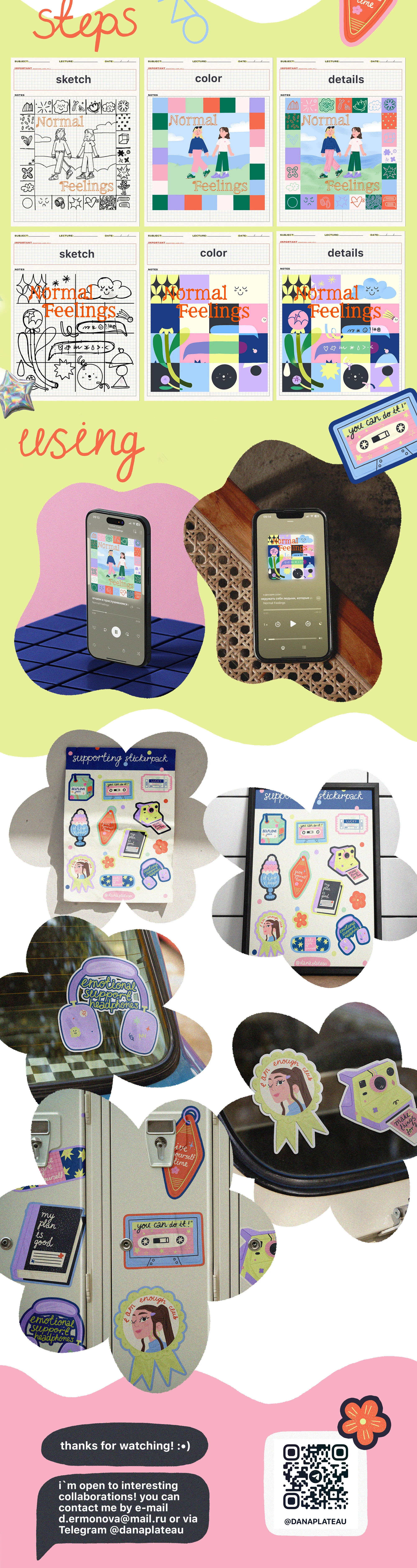 Обложка и стикерпак для подкаста — Изображение №3 — Брендинг, Иллюстрация на Dprofile