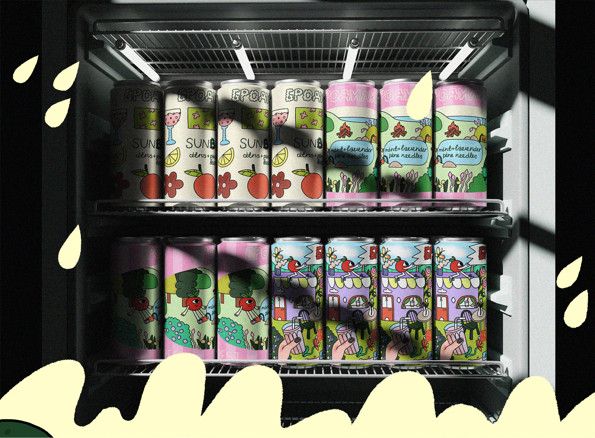 Иллюстрации для банки сидра — Изображение №5 — Брендинг, Иллюстрация на Dprofile