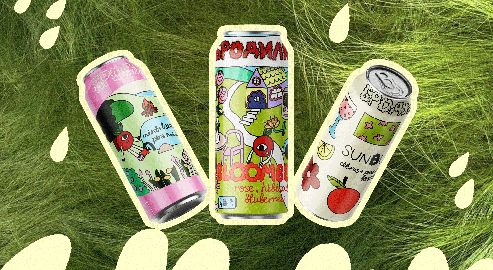 Иллюстрации для банки сидра — Изображение №1 — Брендинг, Иллюстрация на Dprofile