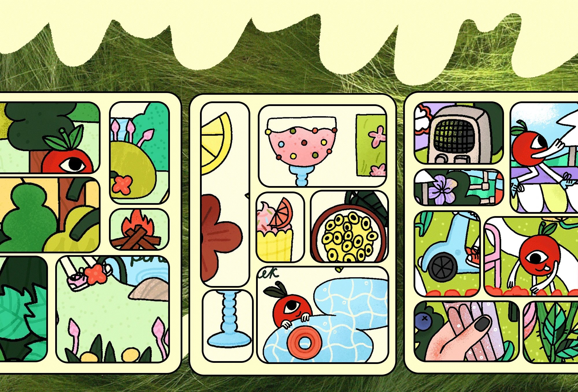 Иллюстрации для банки сидра — Изображение №4 — Брендинг, Иллюстрация на Dprofile