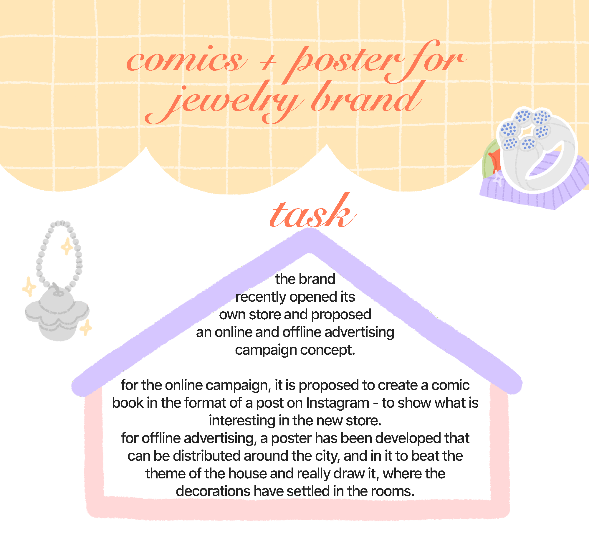 Комикс и постер для бренда украшений — Изображение №1 — Брендинг, Иллюстрация на Dprofile