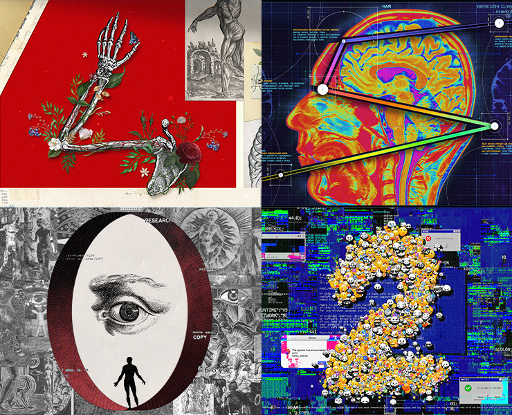 COLLAGE NUMBERS — Иллюстрация, Графика на Dprofile