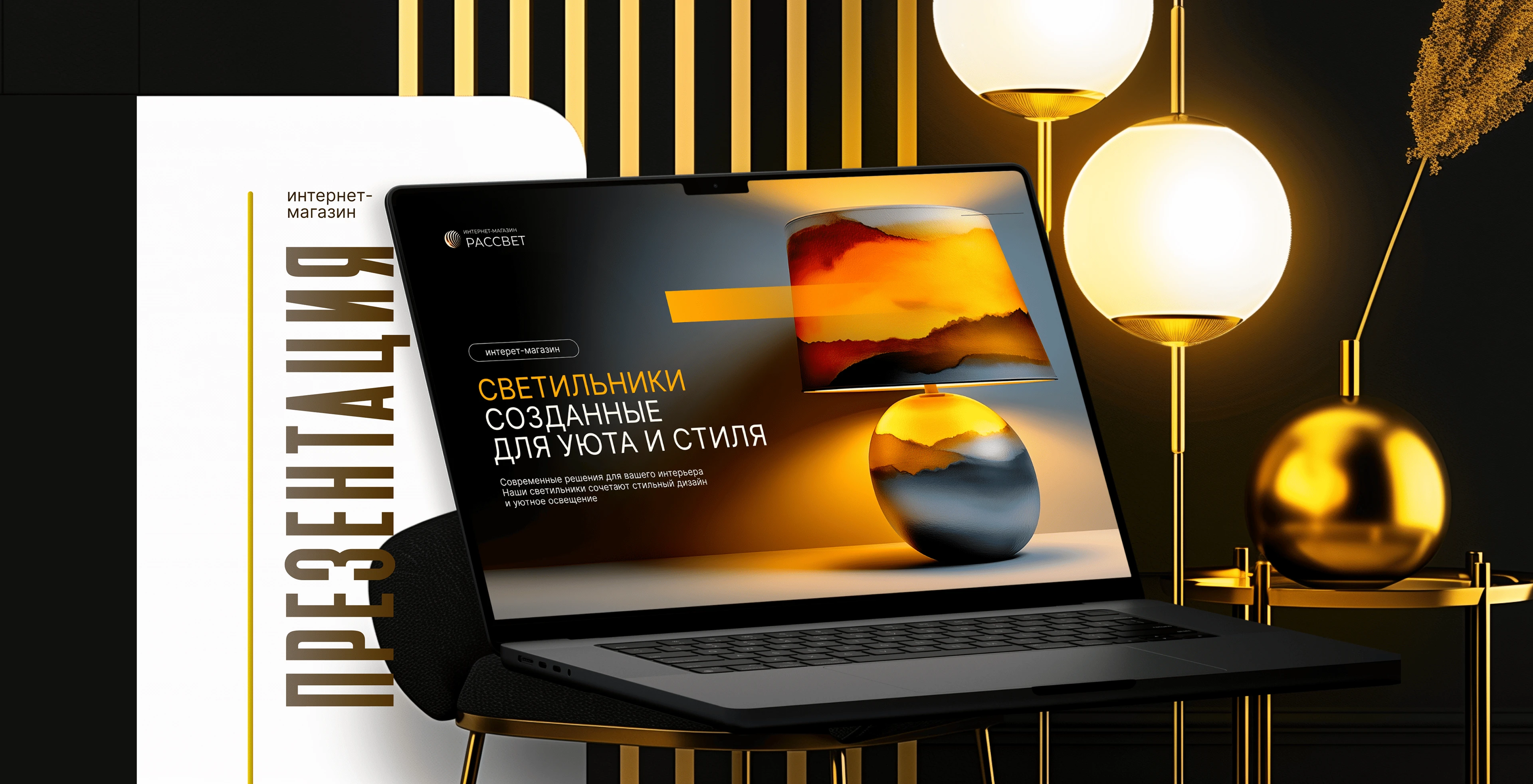 Презентация Интернет-магазина светильников — Изображение №1 — Графика, Маркетинг на Dprofile
