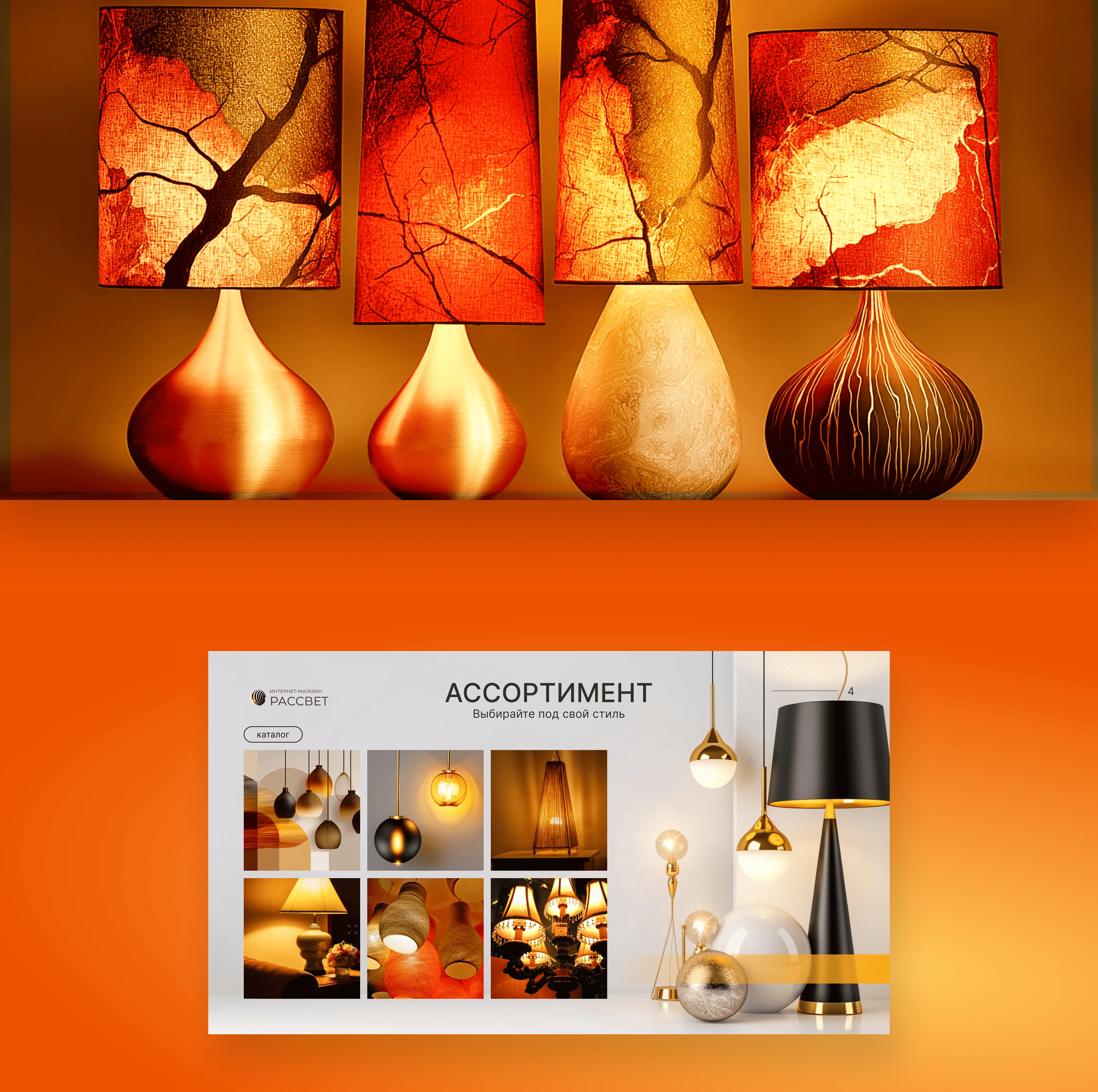 Презентация Интернет-магазина светильников — Изображение №8 — Графика, Маркетинг на Dprofile