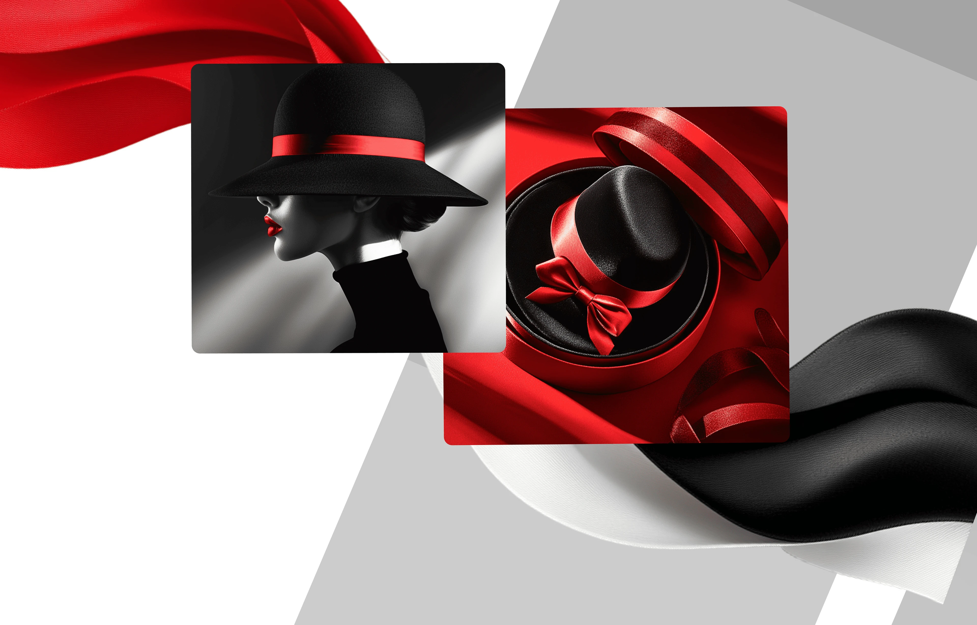 Оформление ВК для салона эксклюзивных шляп — Изображение №8 — Иллюстрация, Графика на Dprofile